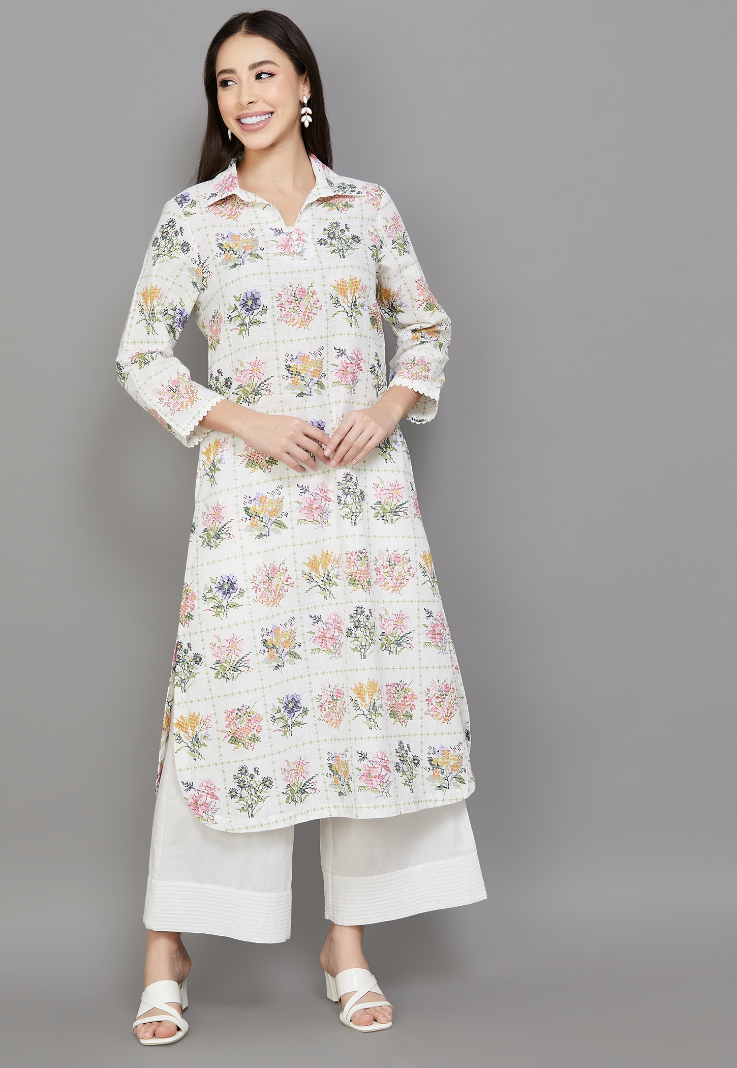 W Floral Print Straight Kurta-picture-49