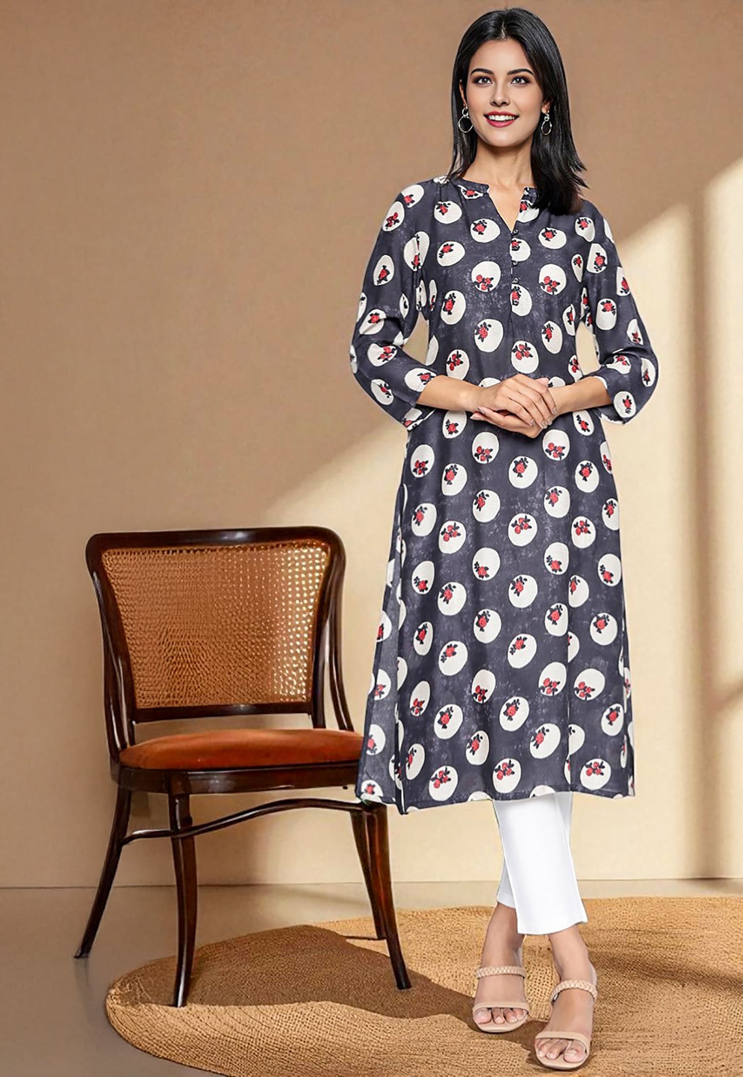 W Printed Straight Kurta-picture-33