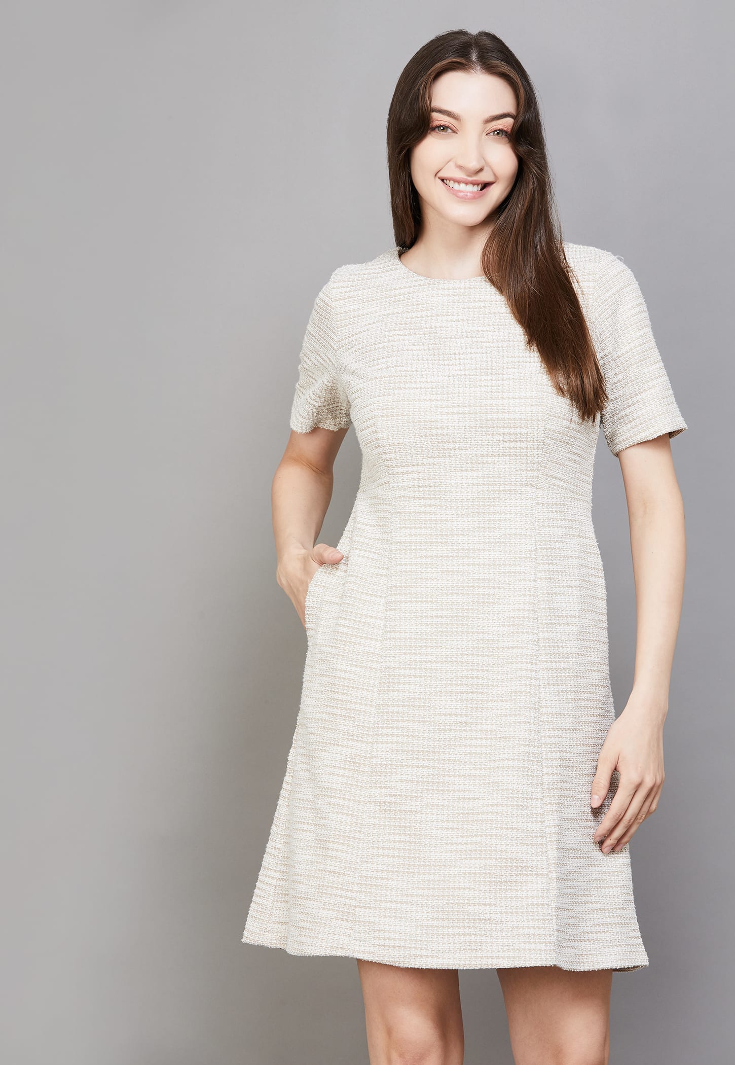 VAN HEUSEN Knitted A-Line Dress-picture-48