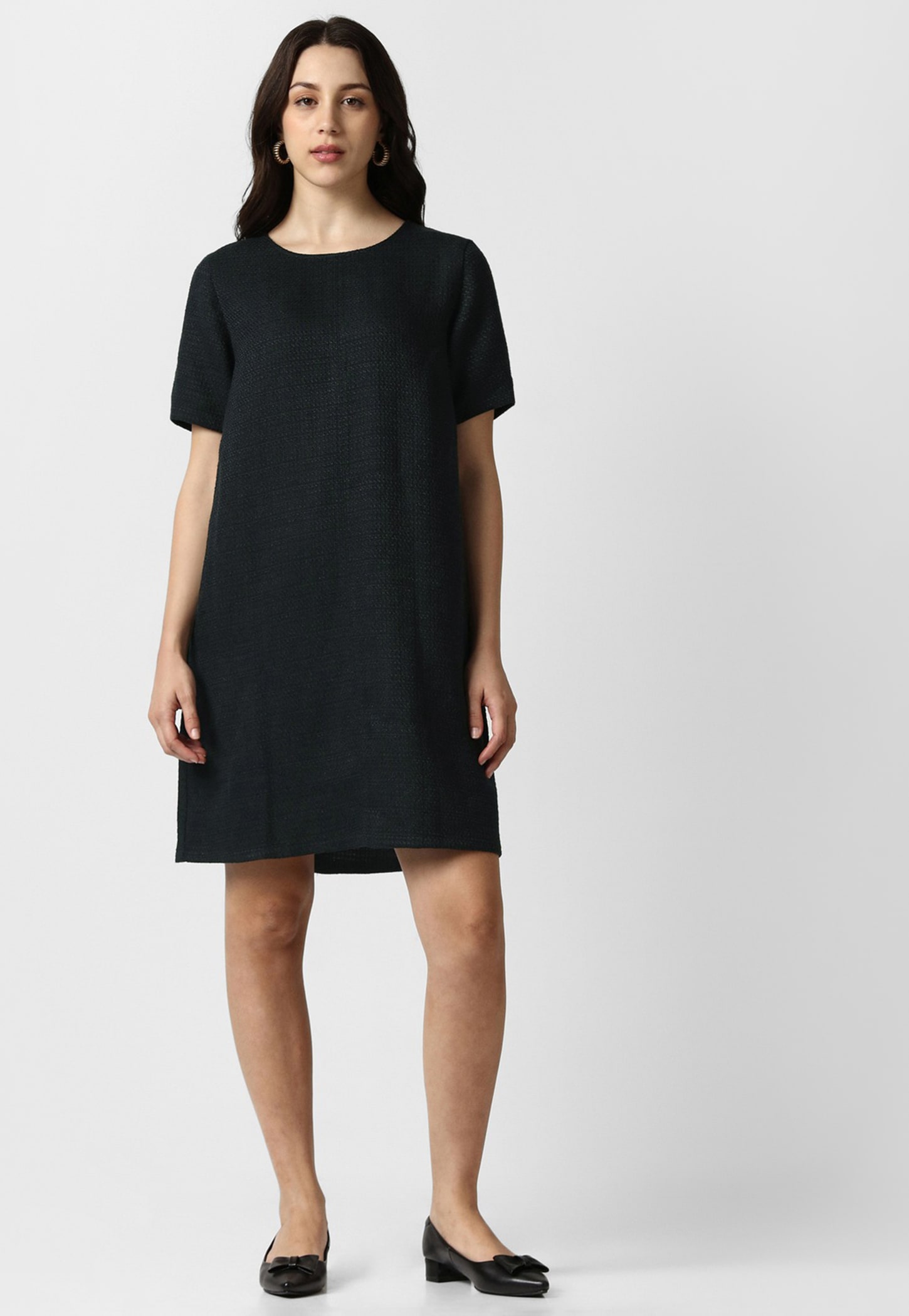 VAN HEUSEN Textured Shift Dress-picture-27
