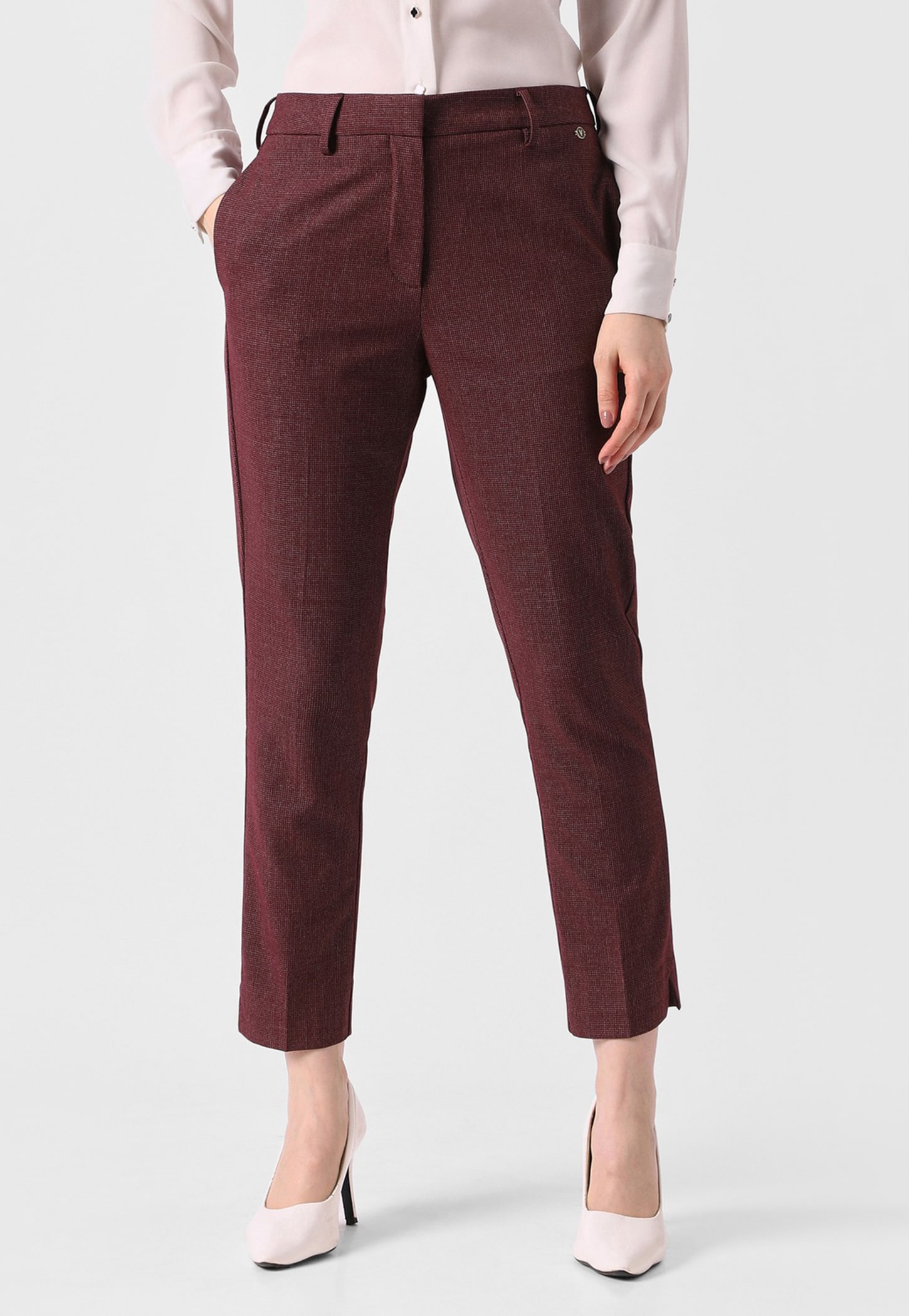 VAN HEUSEN Woven Slim Fit Trousers-picture-40