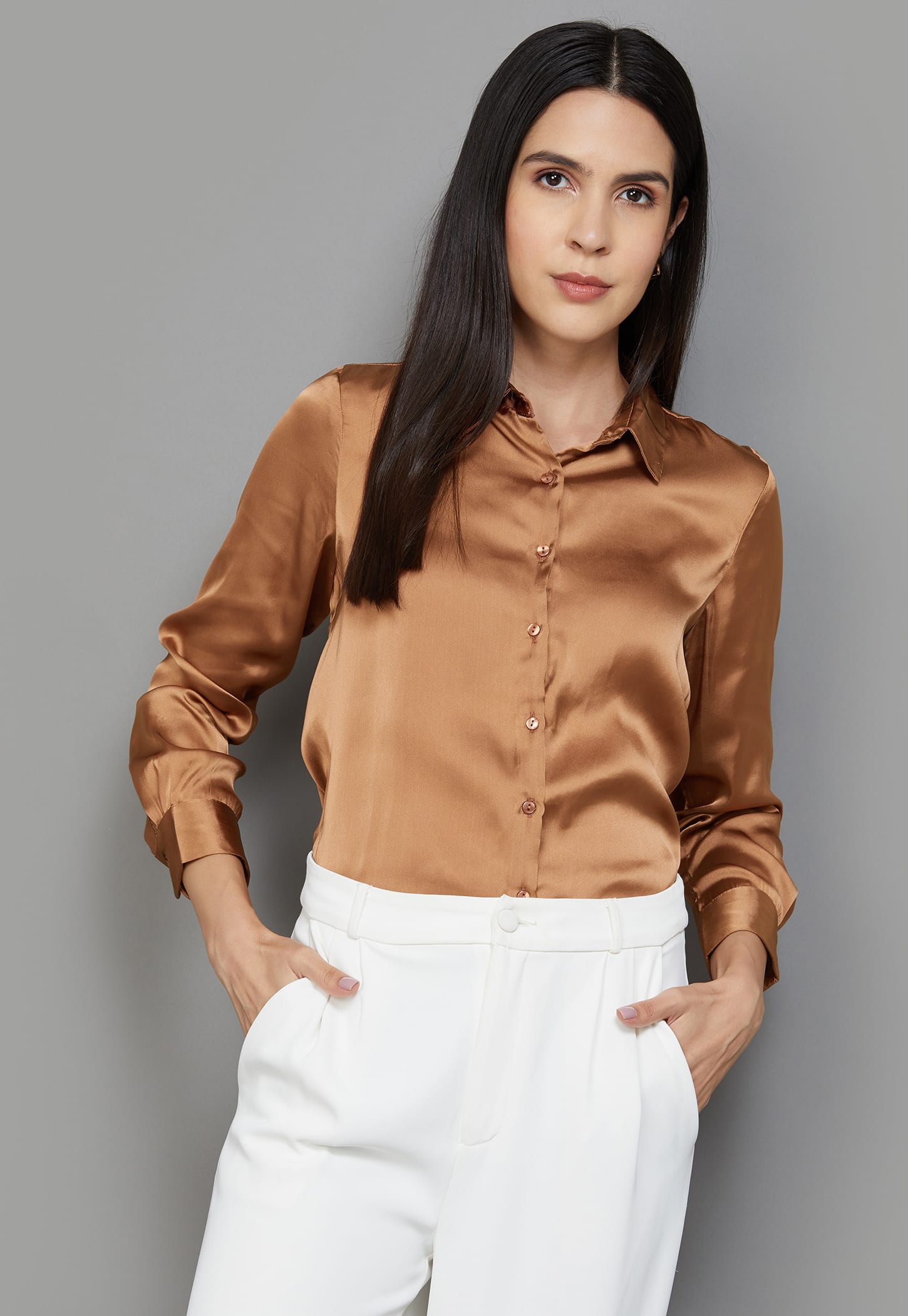VAN HEUSEN Solid Shirt-picture-15