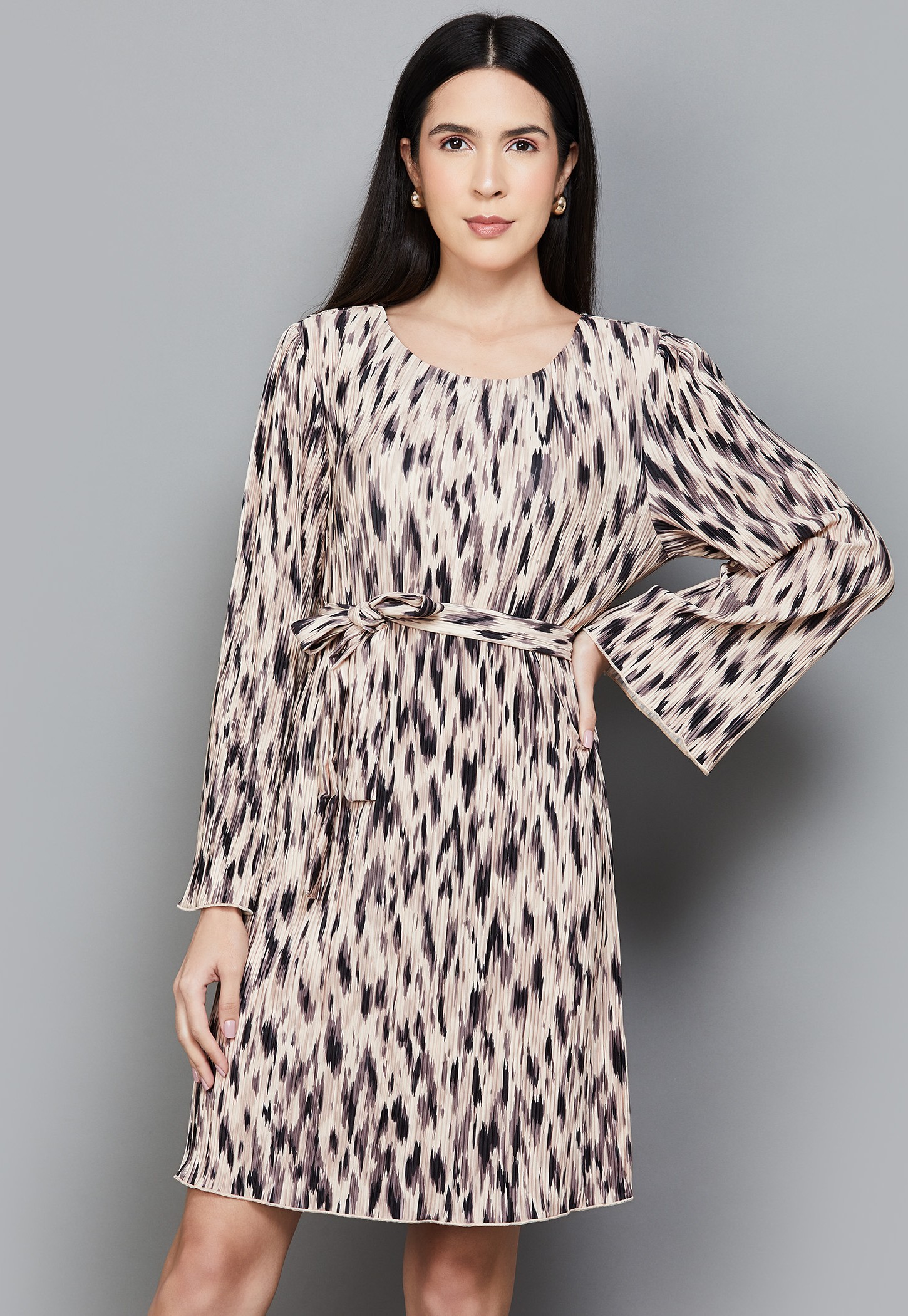 VERO MODA Printed A-line Dress-picture-22