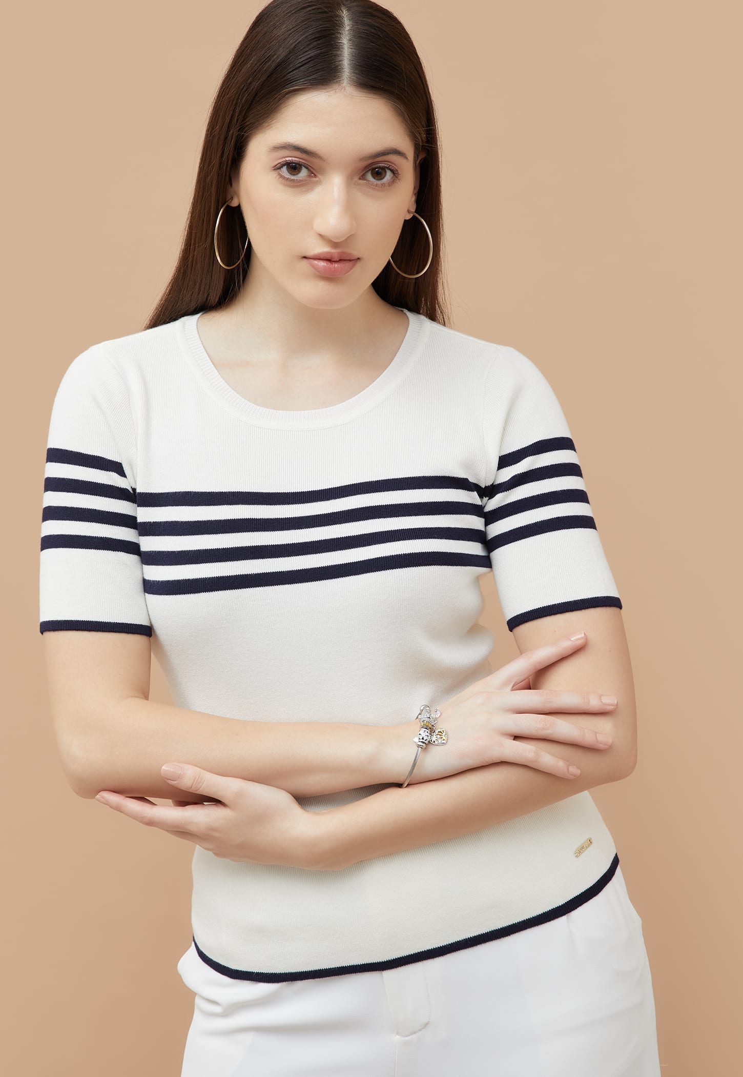 CODE CLASSIC Striped Top-image-30
