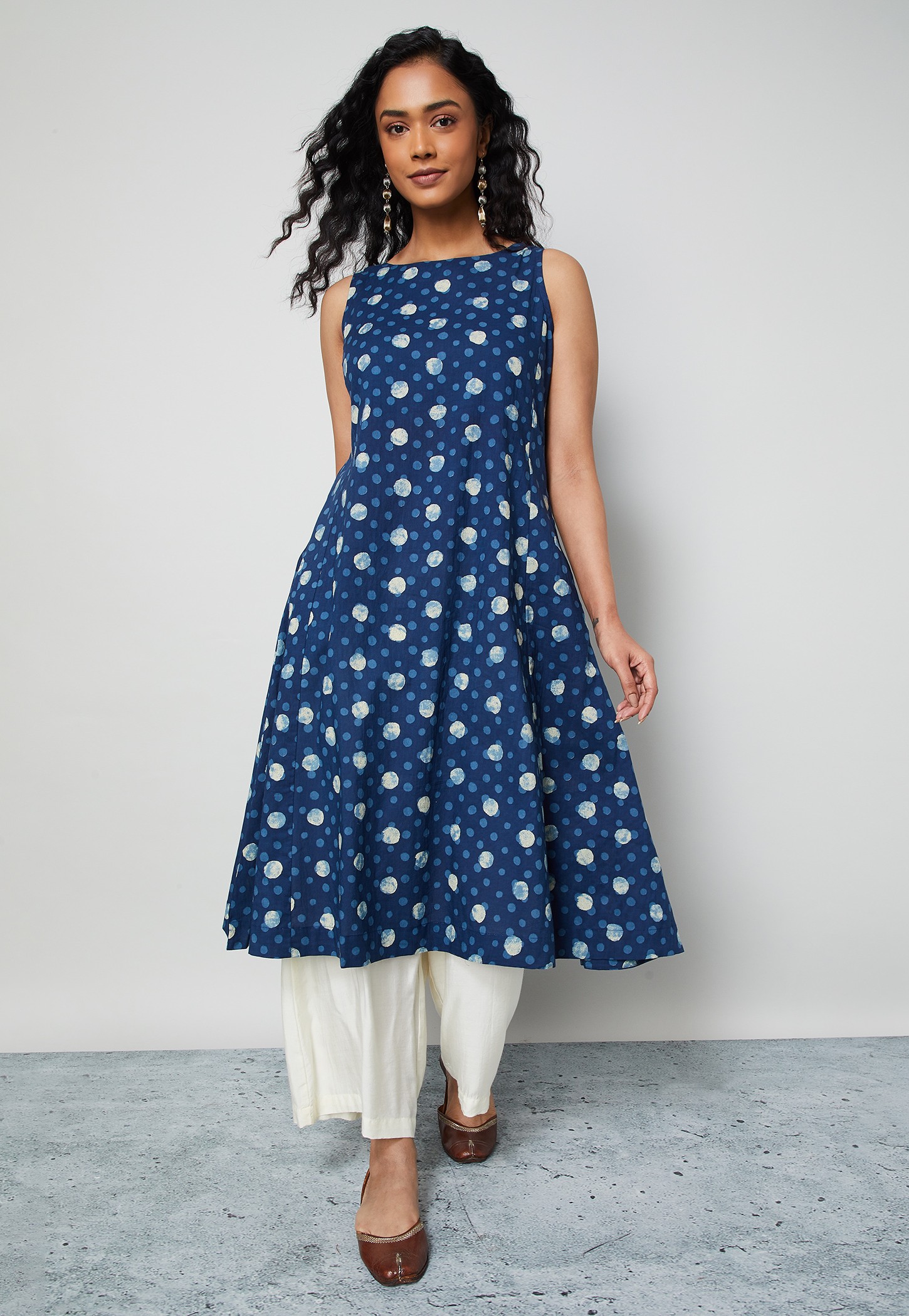 MELANGE Printed A-line Kurta-picture-46