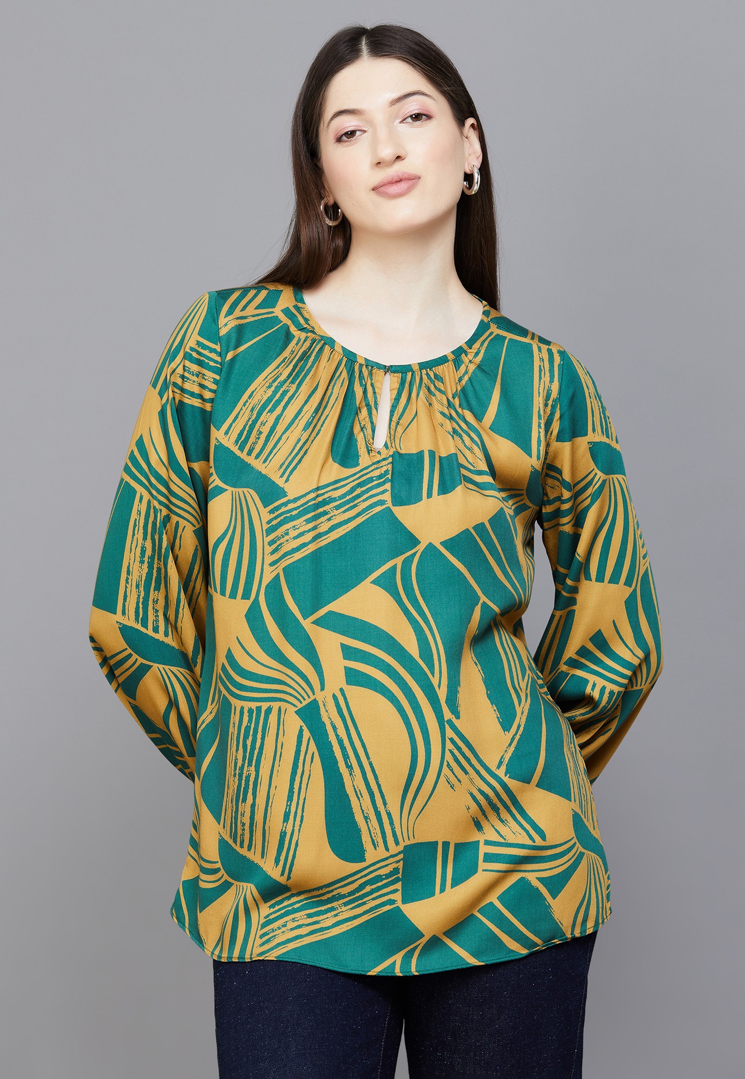 AND Printed Blouson Top-picture-49