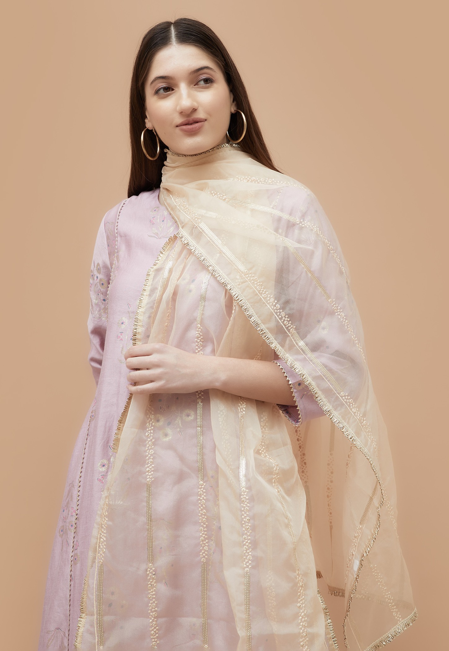 MELANGE Embroidered Dupatta-picture-51