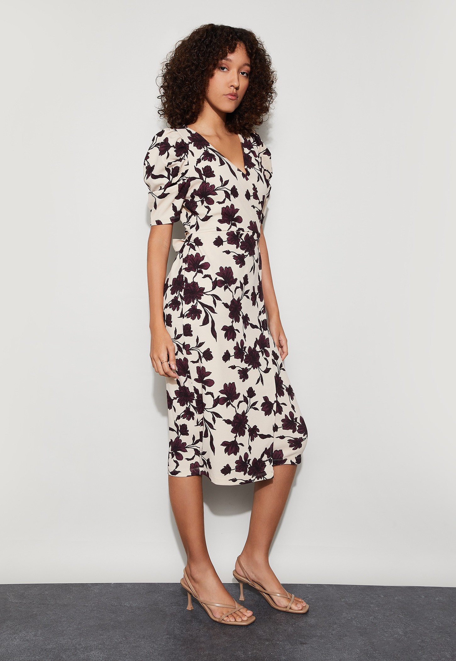 CODE Floral Print Midi Dress-picture-24