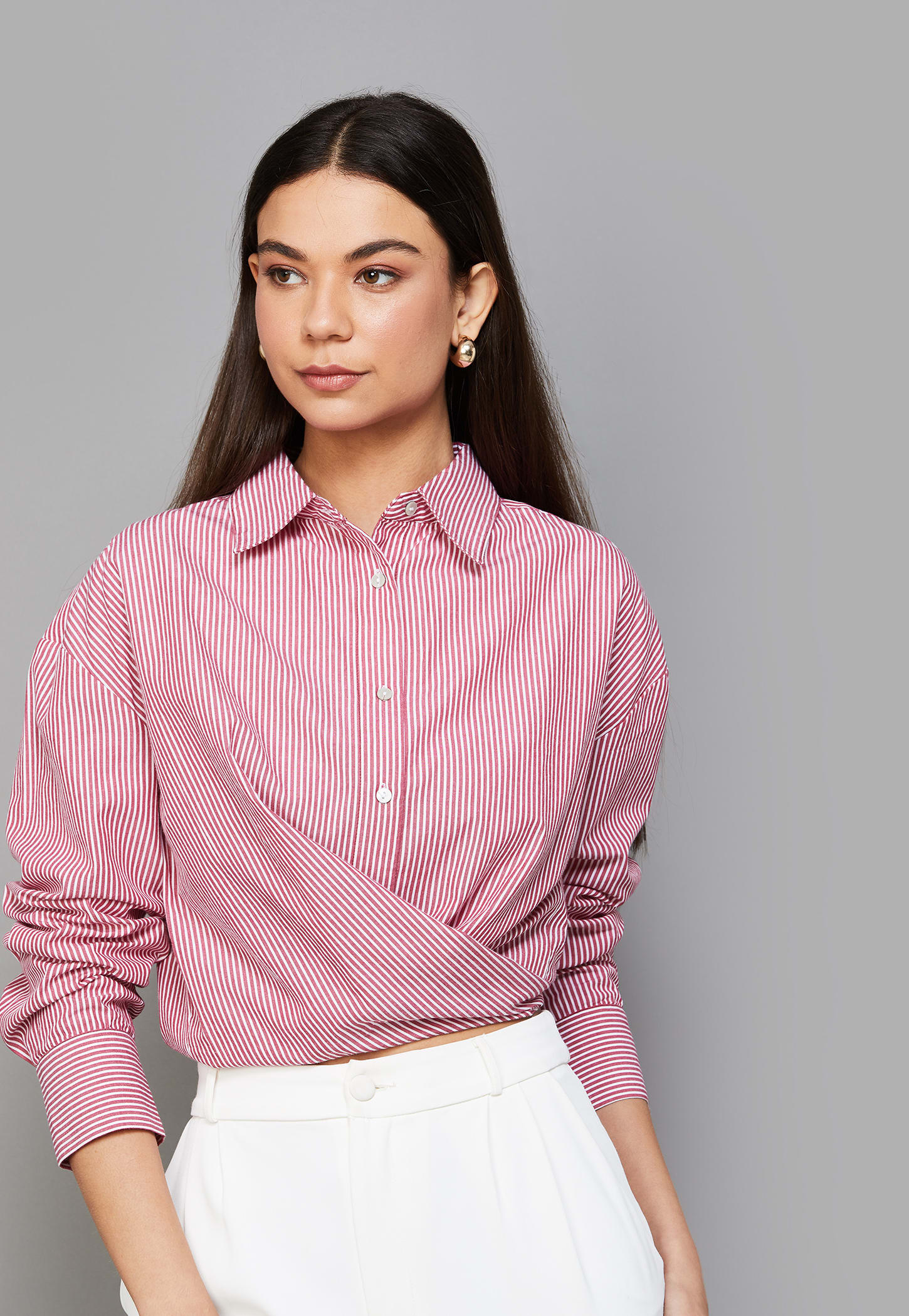 ONLY Striped Regular Fit Shirt-picture-31