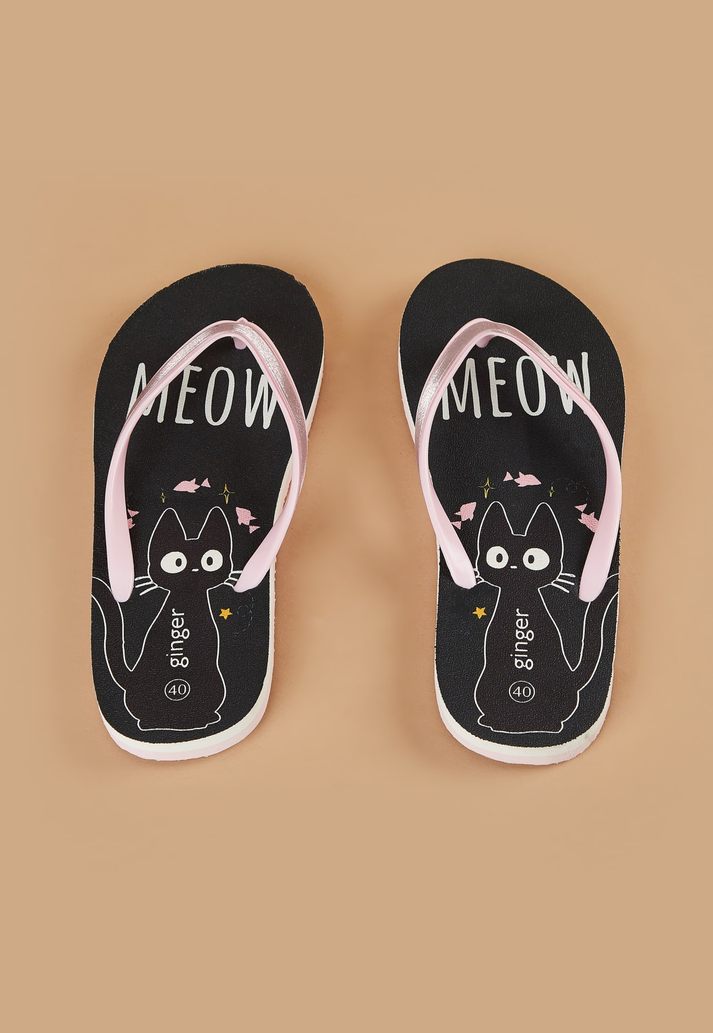 GINGER Graphic Print Flip-Flops-picture-36