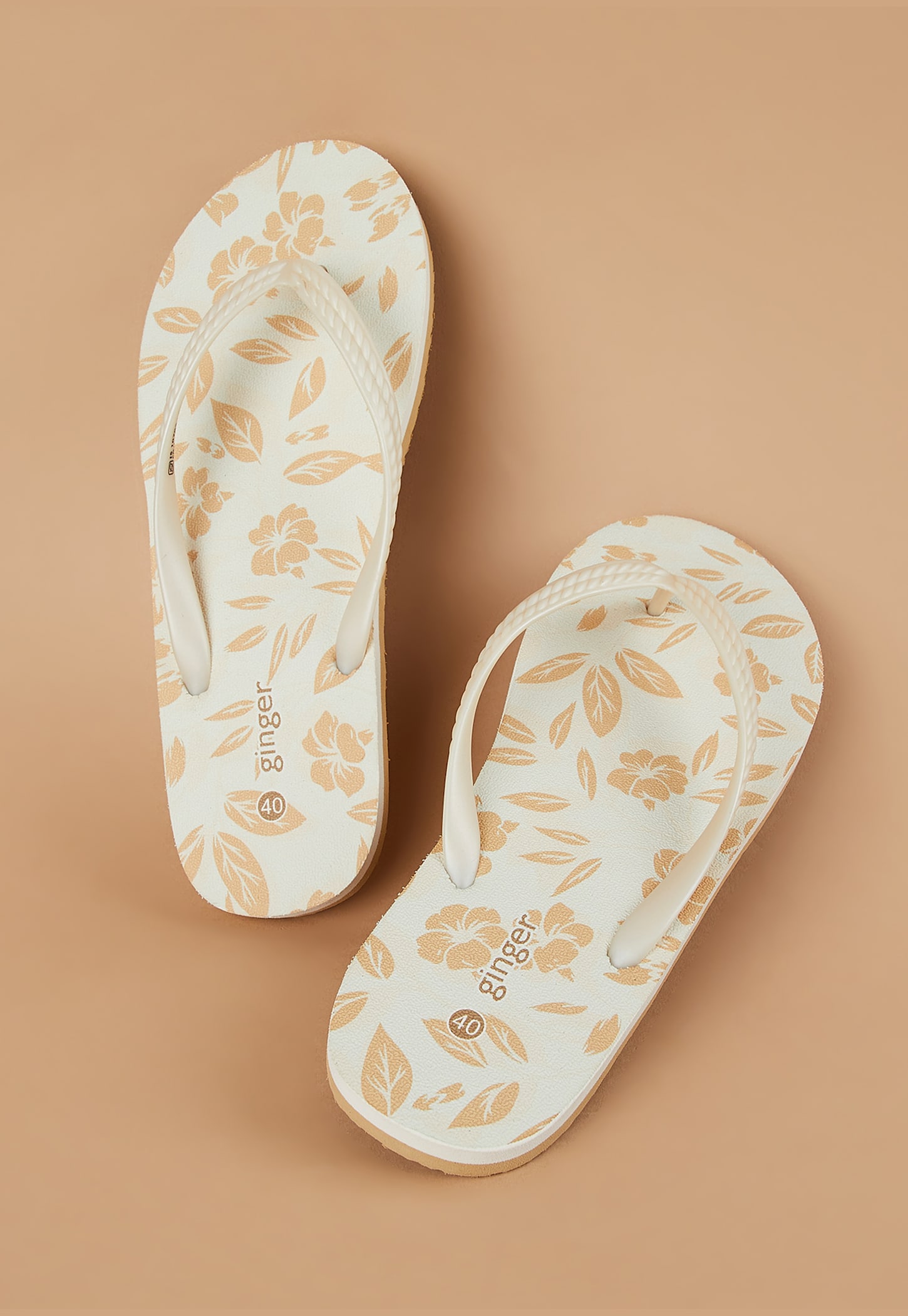 GINGER Floral Print Flip Flops-picture-16
