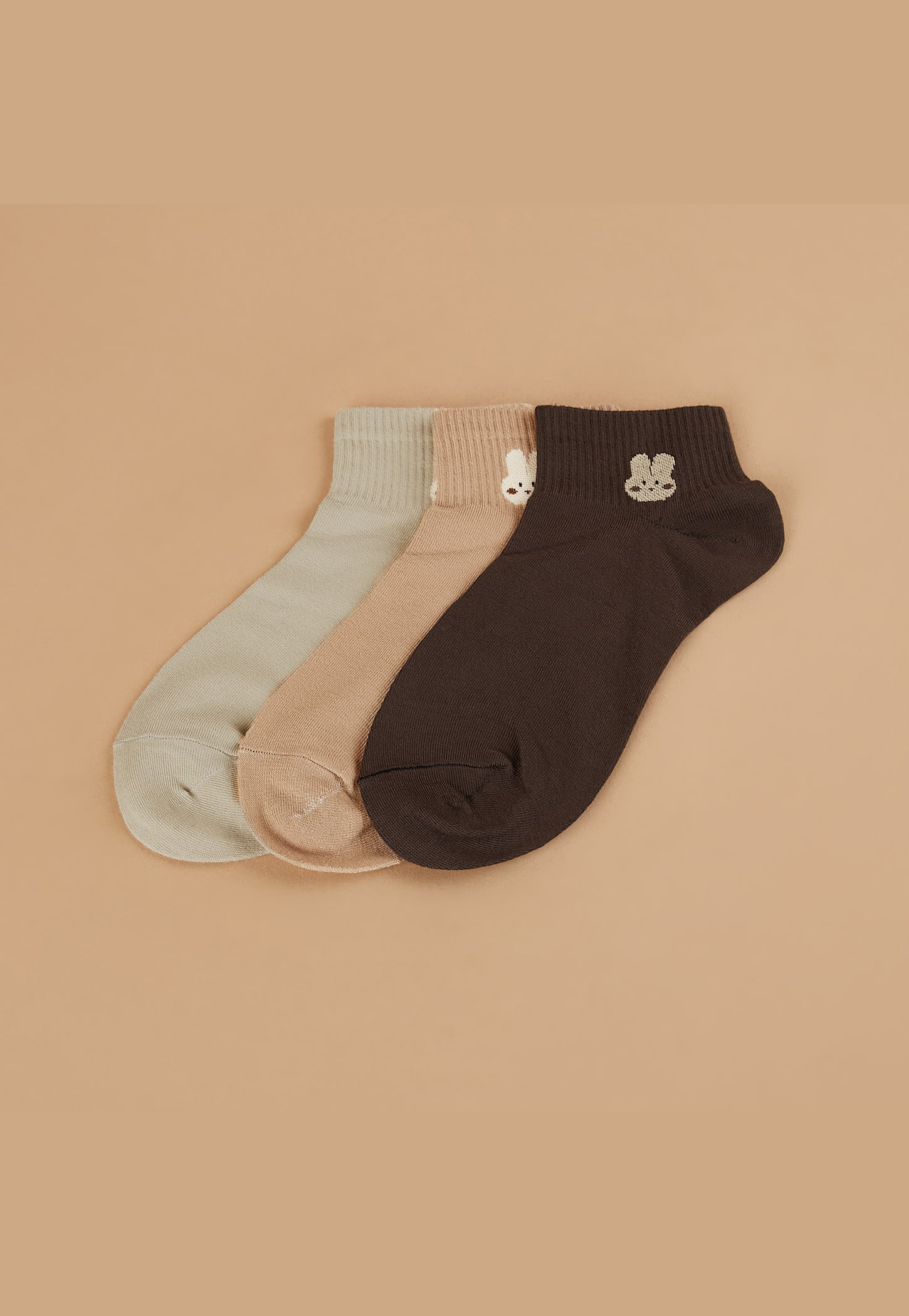 GINGER Assorted Ankle Length Socks - Pack of 3-image-29