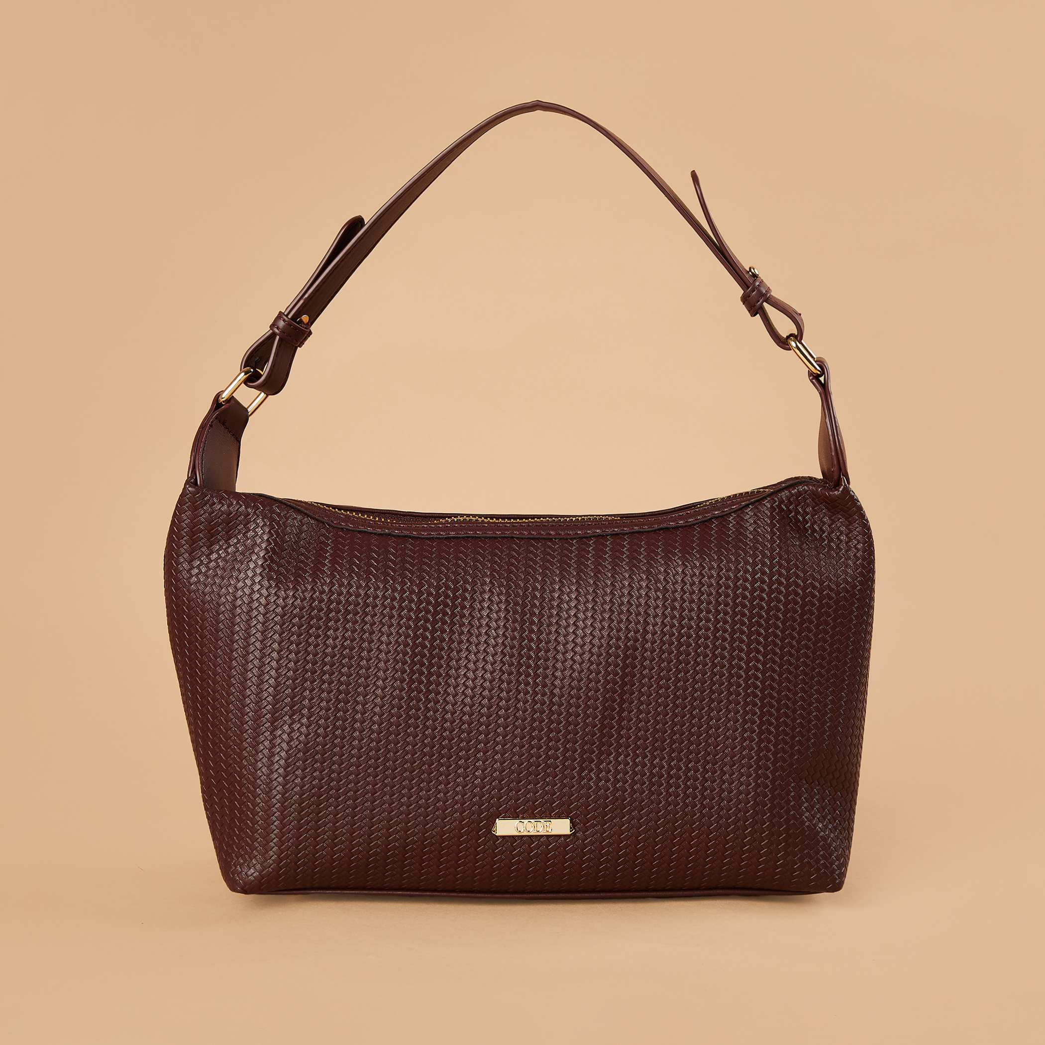 CODE Textured Shoulder Bag-picture-28