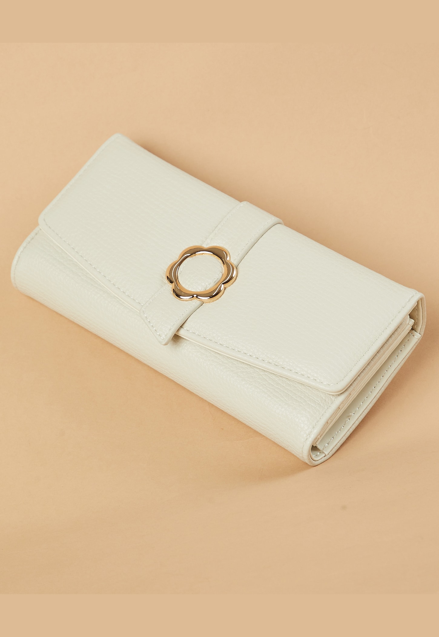 GINGER Textured Tri-Fold Wallet