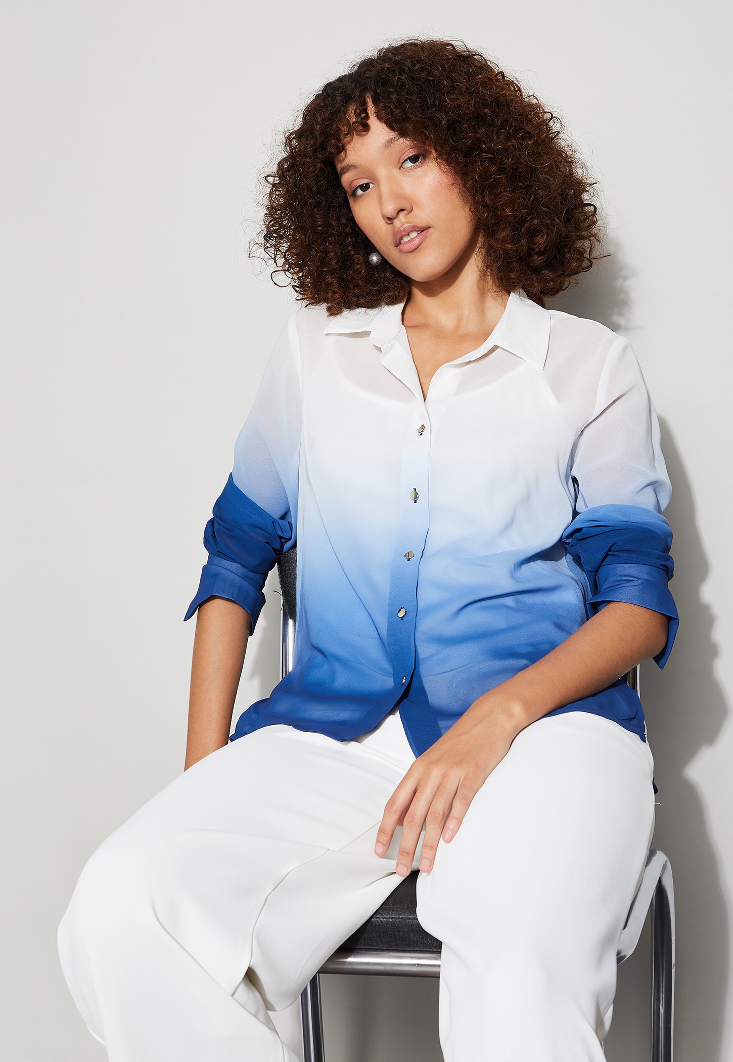 CODE Ombre Shirt with Camisole-picture-33