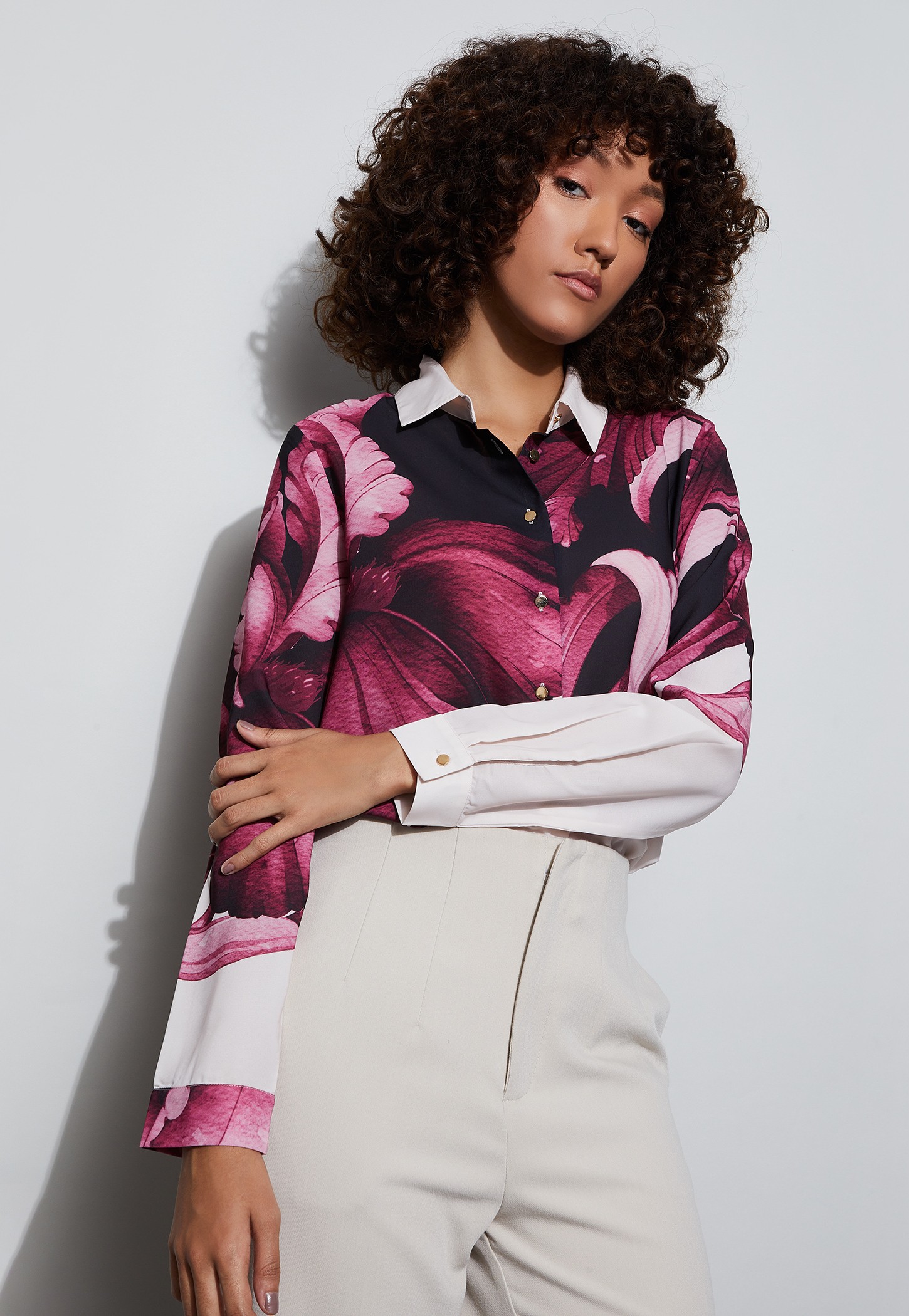 CODE Floral Print Shirt-picture-13