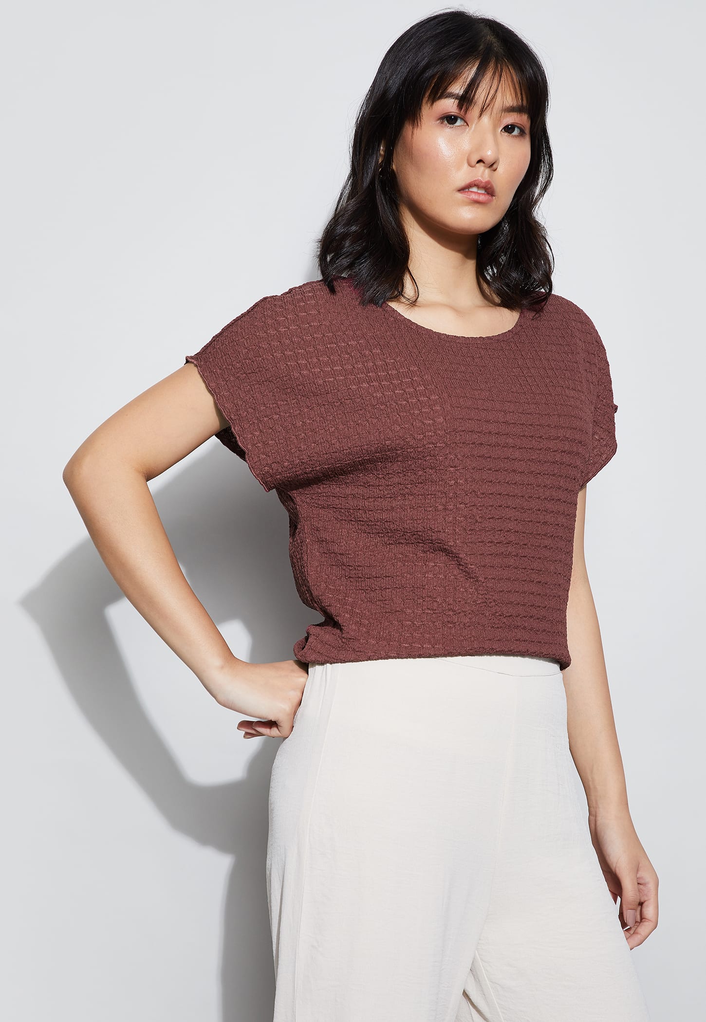 CODE Textured Top-picture-37