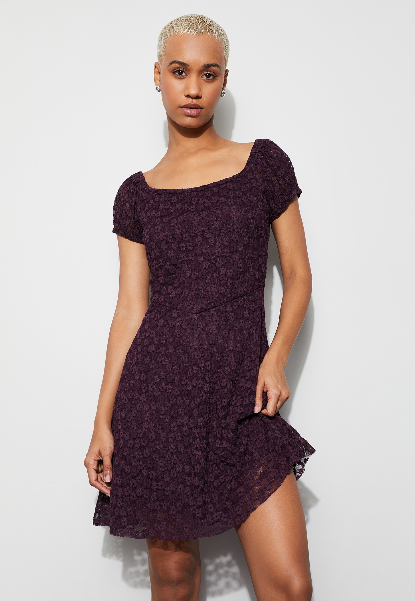 GINGER Floral Lace Mini Dress-picture-49