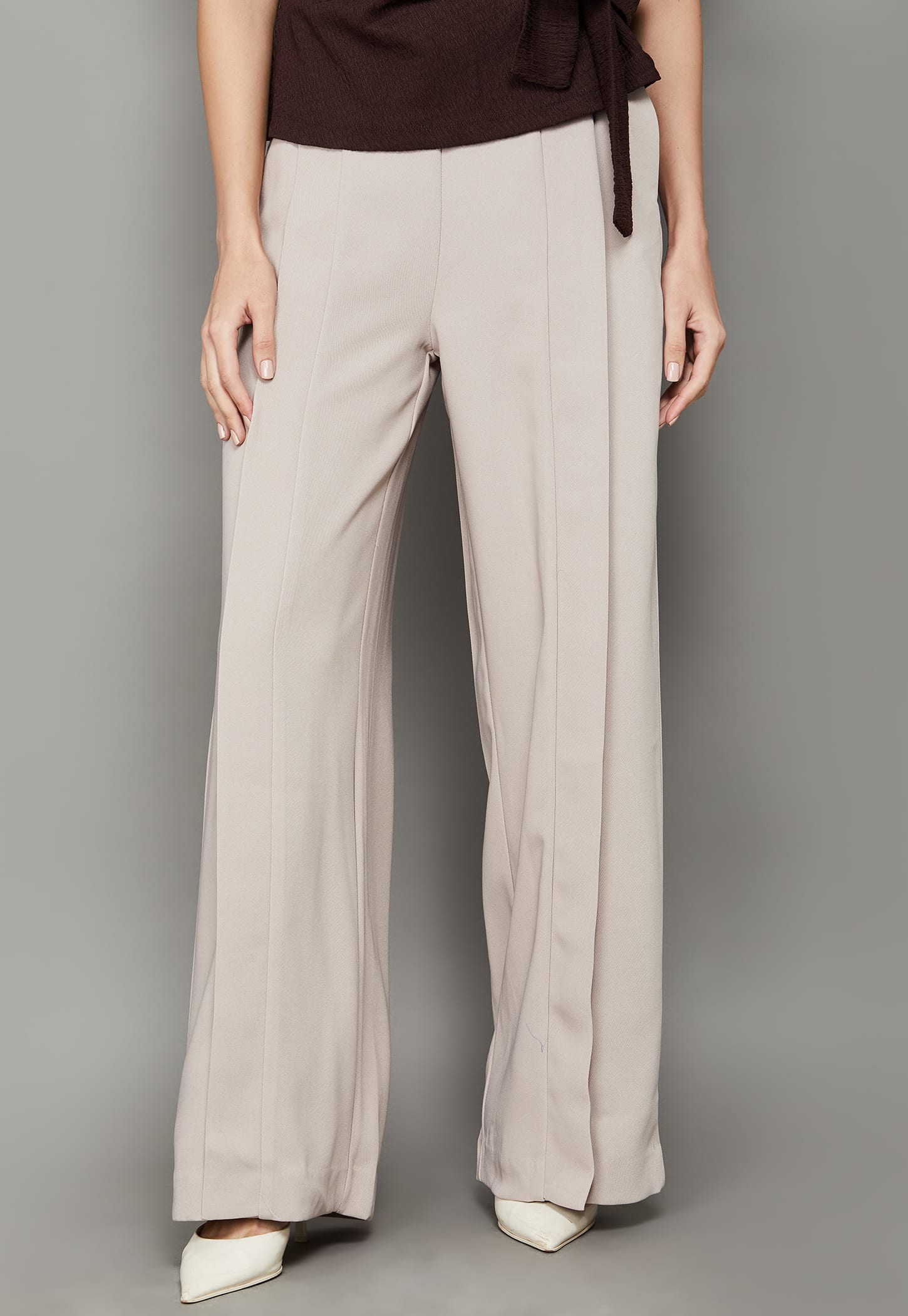 VAN HEUSEN Pintuck Wide Leg Trousers-picture-15