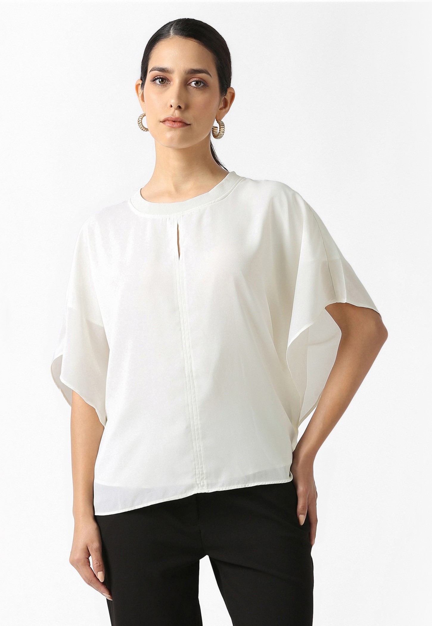 VAN HEUSEN Solid Top with Flared Sleeves-picture-43