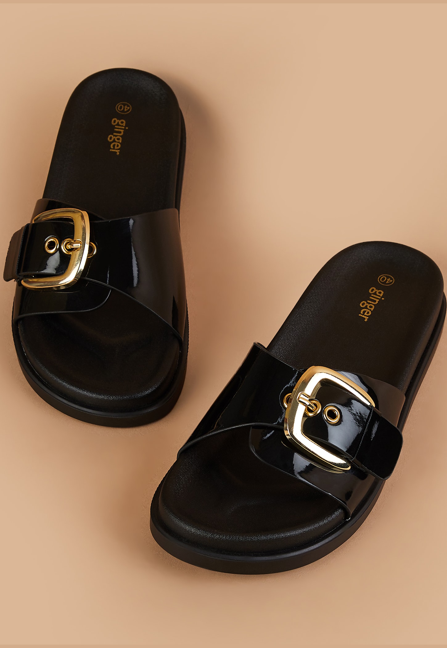 GINGER Buckle Detail Flats-picture-40