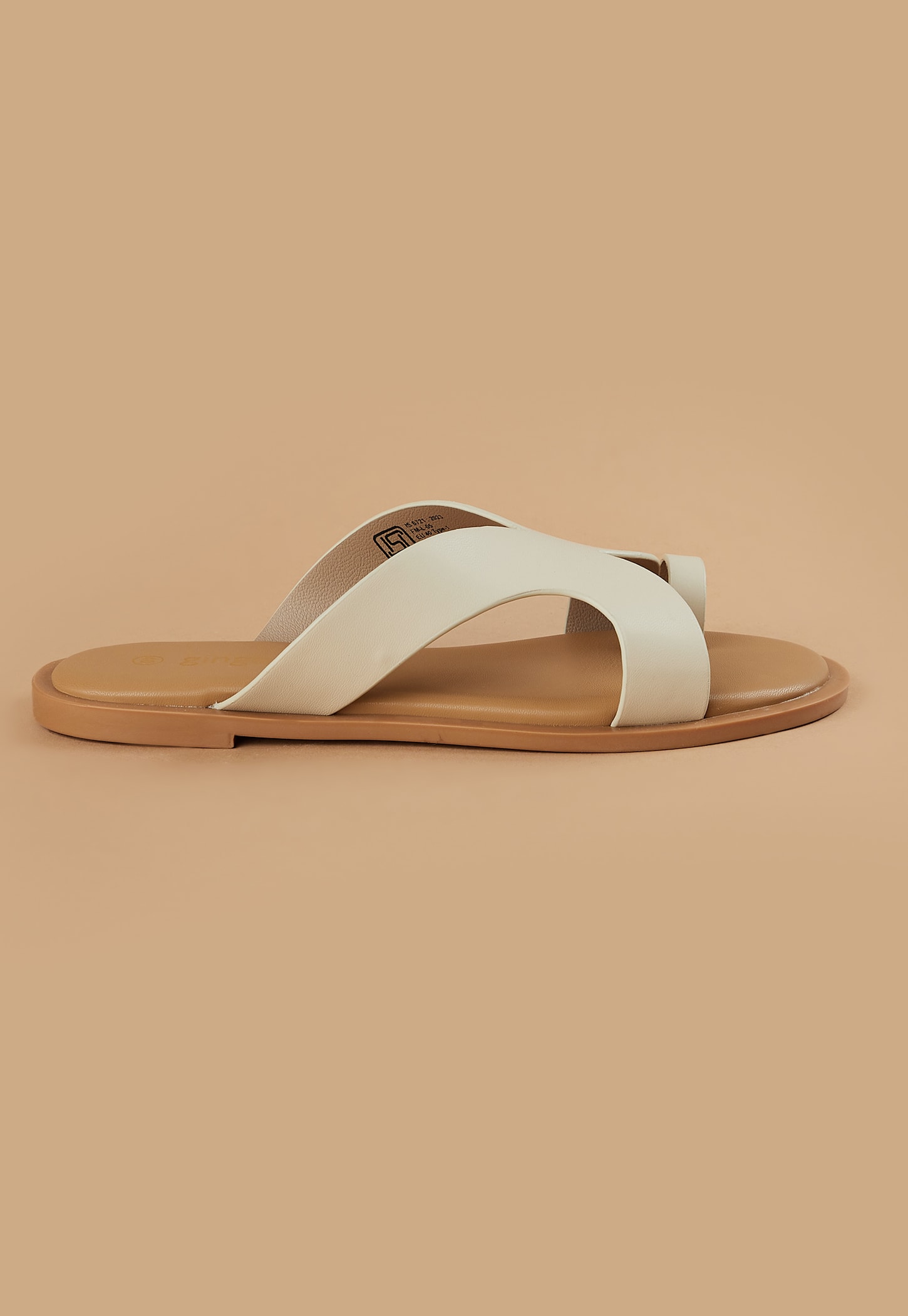 GINGER Solid Ring Toe Flats-picture-47