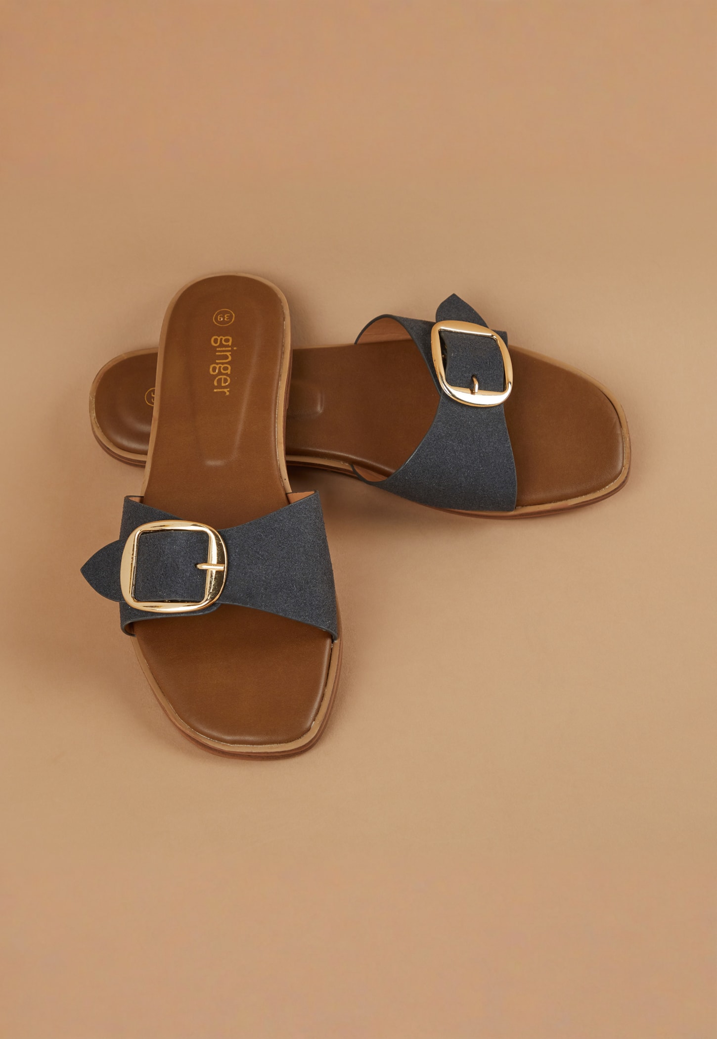 GINGER Buckle Accent Flats-picture-15