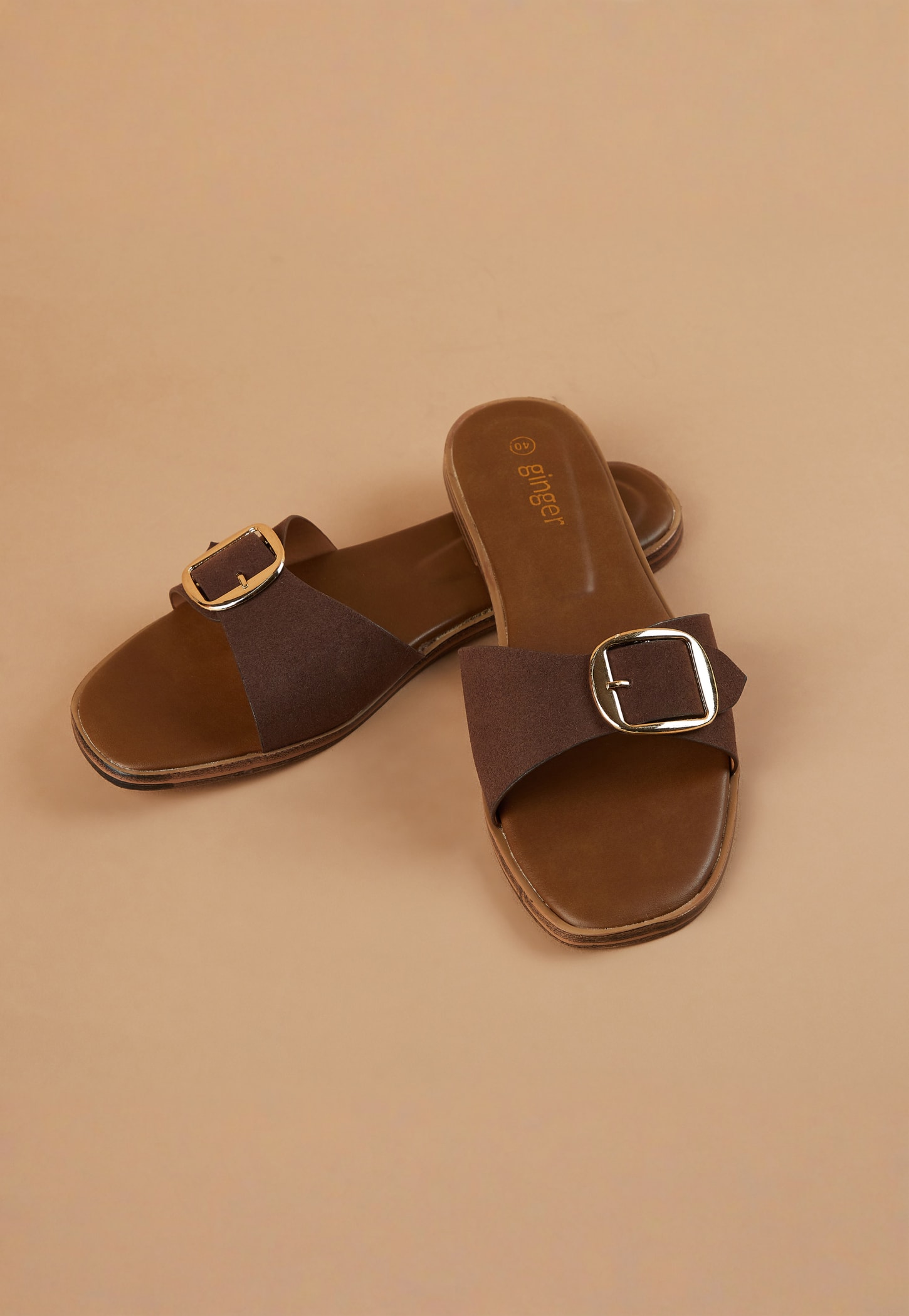 GINGER Buckle Accent Flats-picture-10