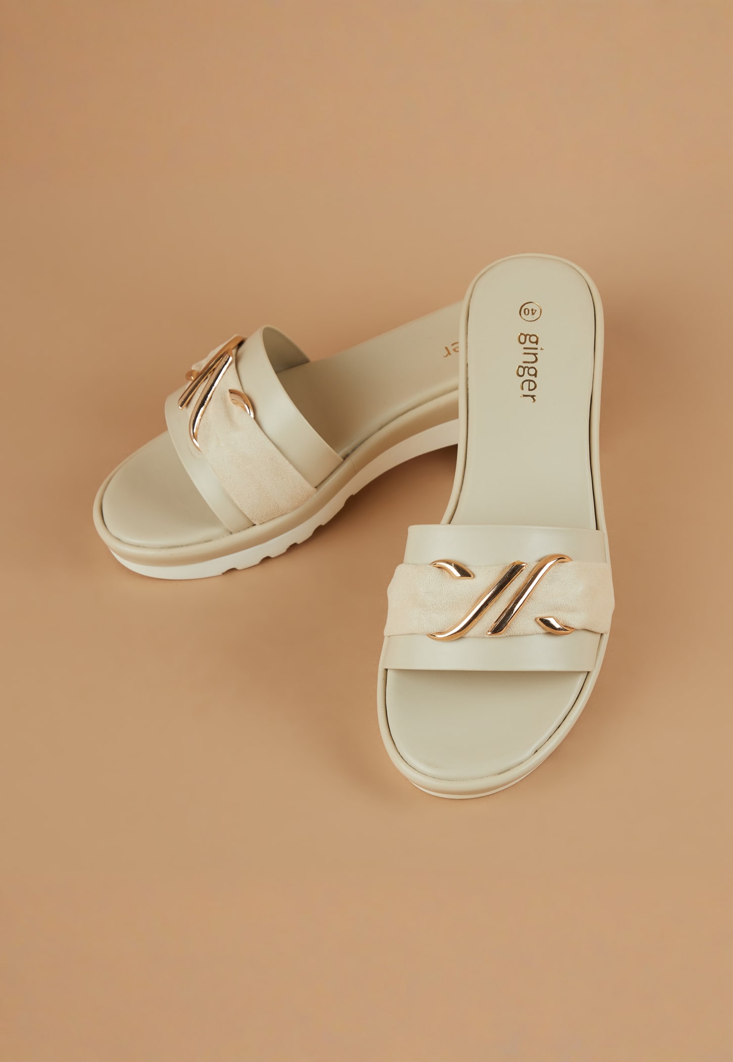 GINGER Metal Accent Platforms Sandals-picture-32
