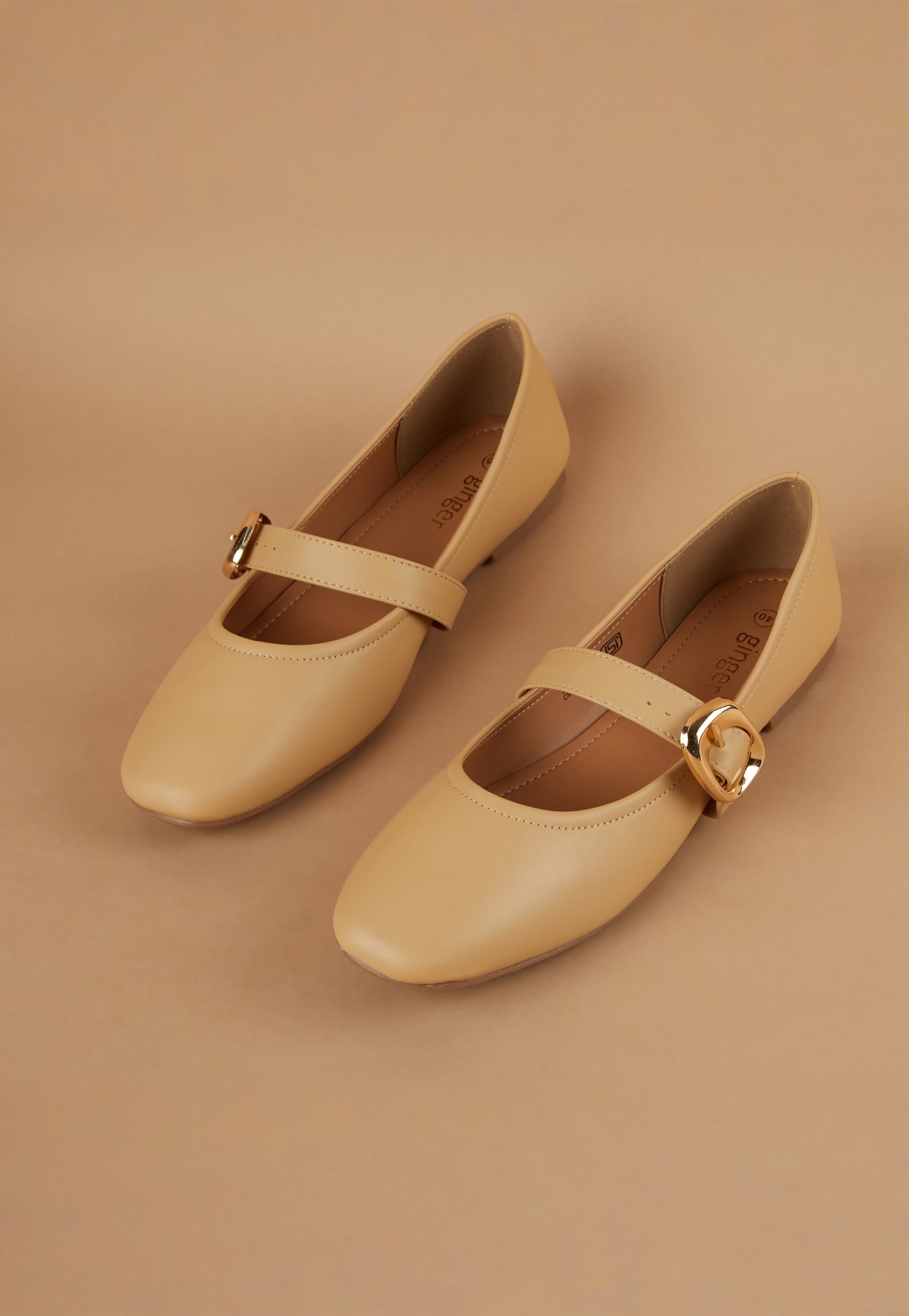 GINGER Solid Ballerinas-picture-27