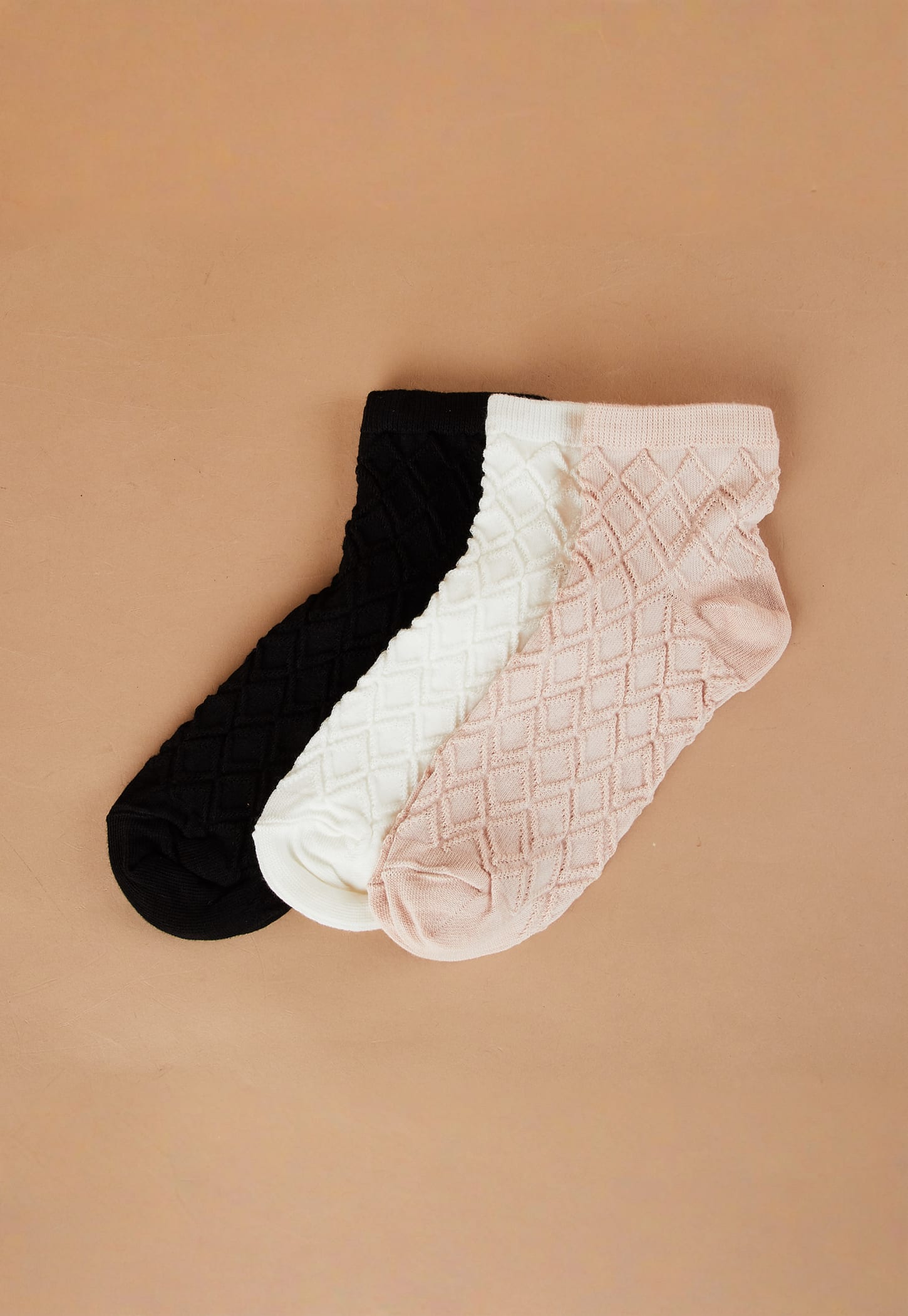 GINGER Patterned Ankle Length Socks - Pack of 3-picture-38