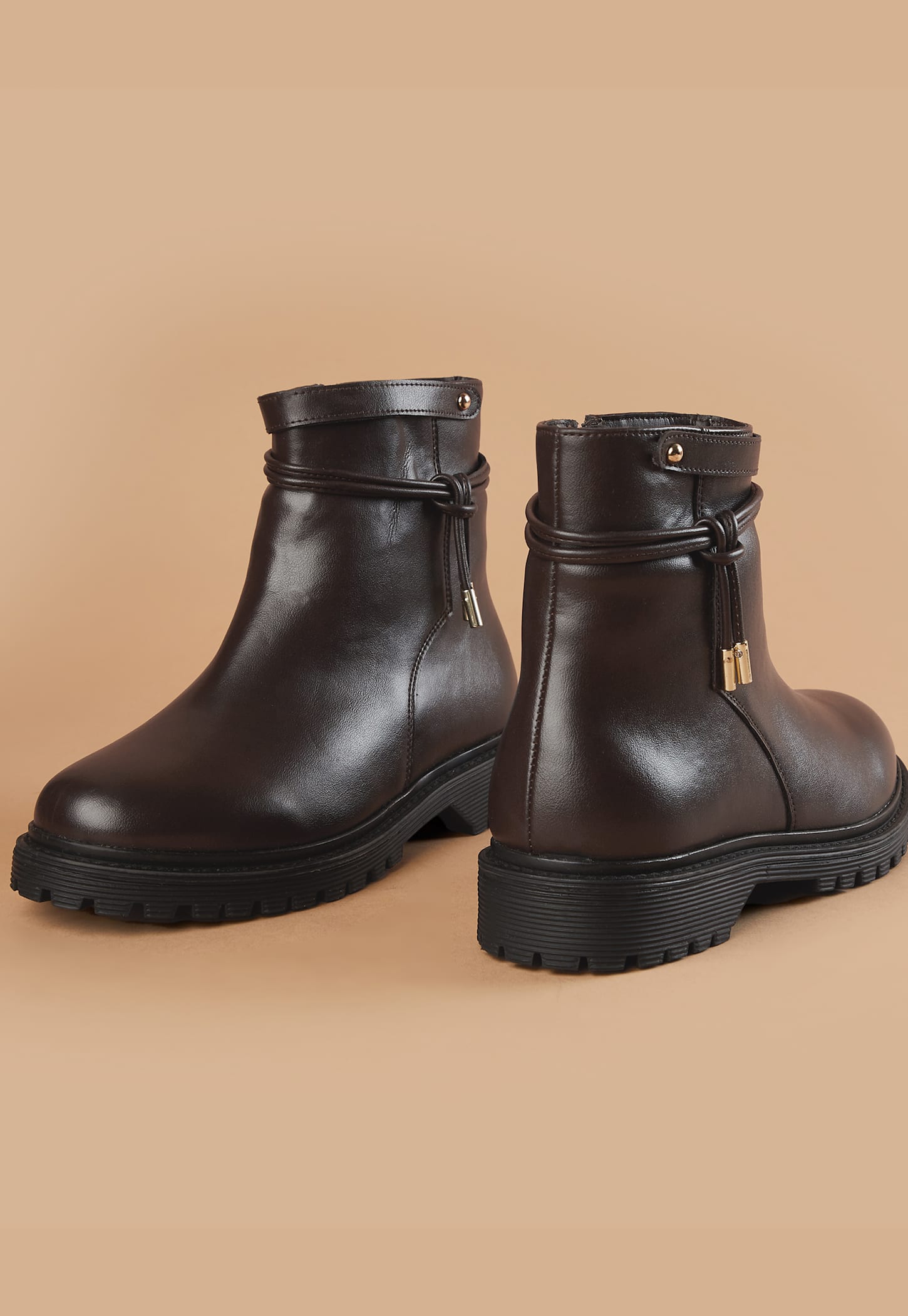 GINGER Ankle Boots with Lace Detail-picture-34