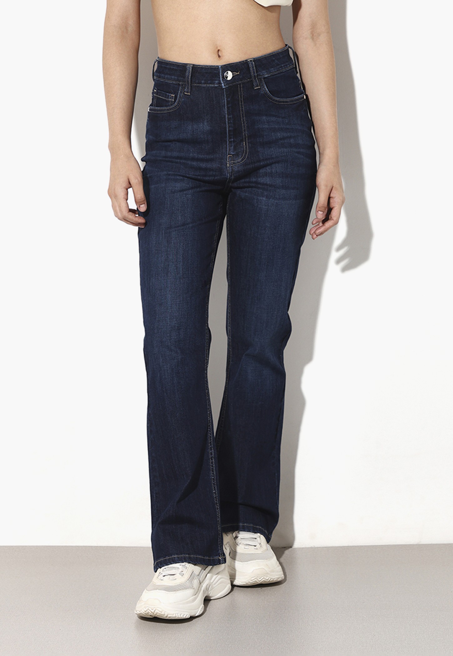 ONLY Darkwashed Flared Jeans-picture-12