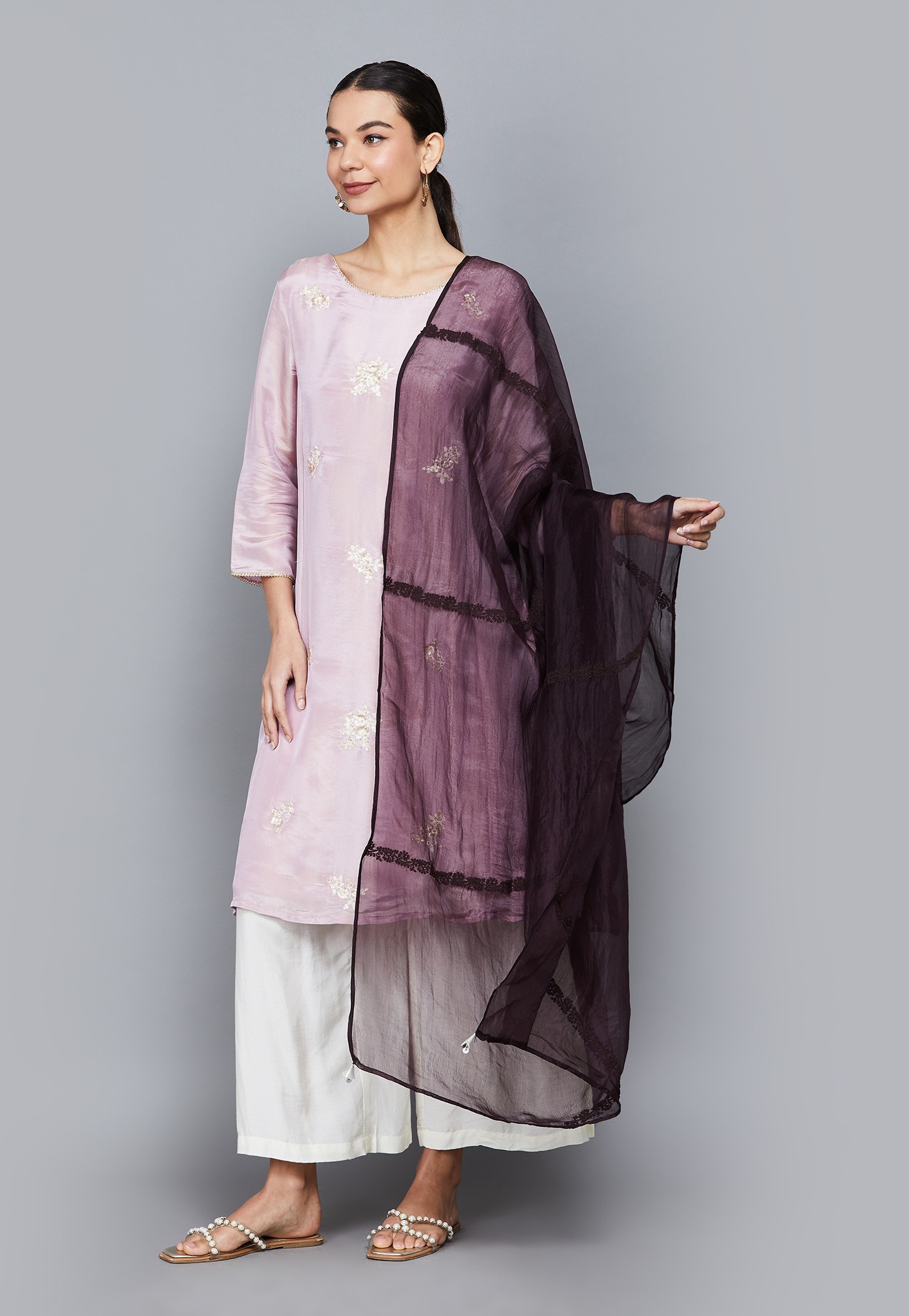 W Solid Dupatta-picture-12