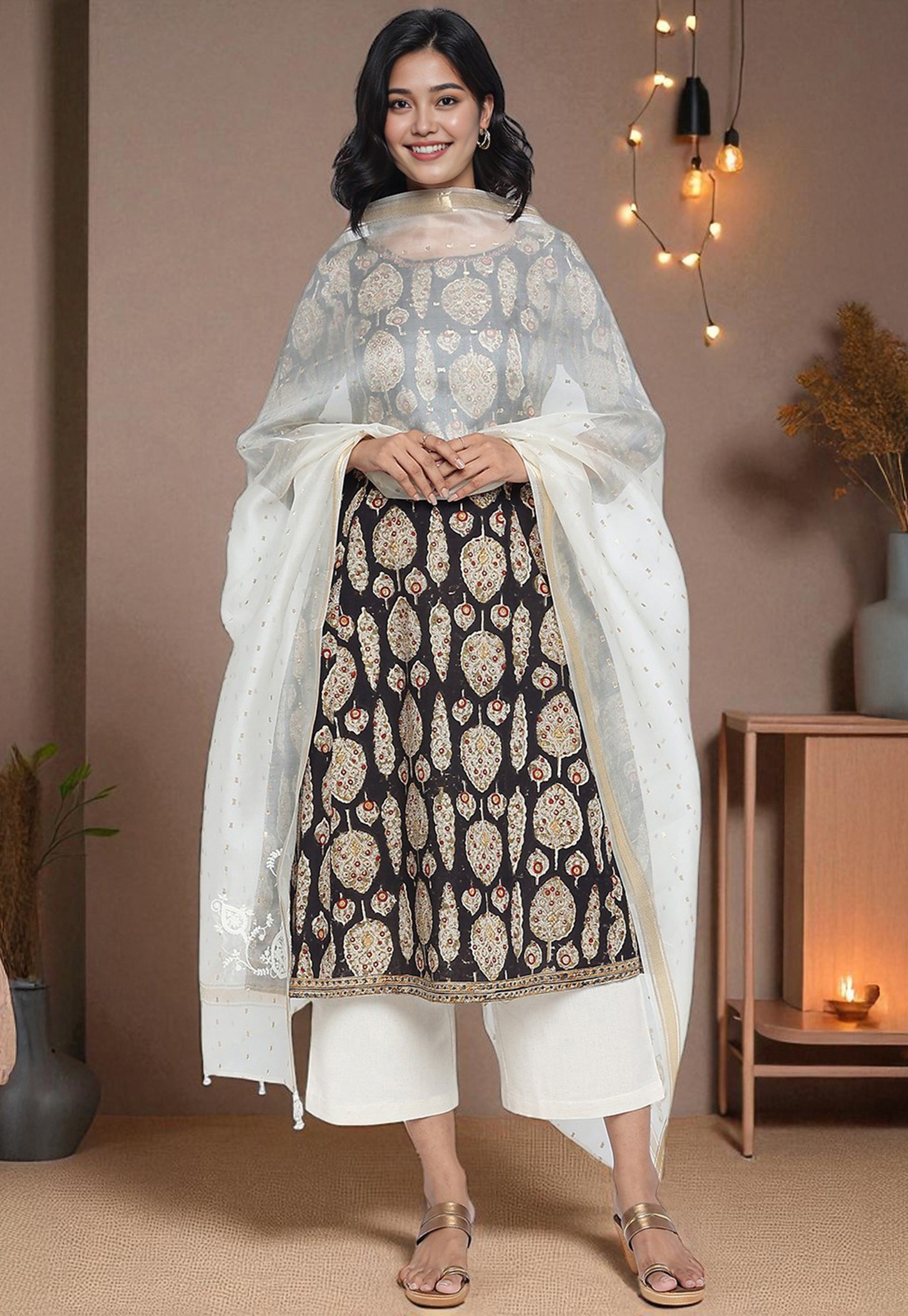 W Woven Design Dupatta-picture-11