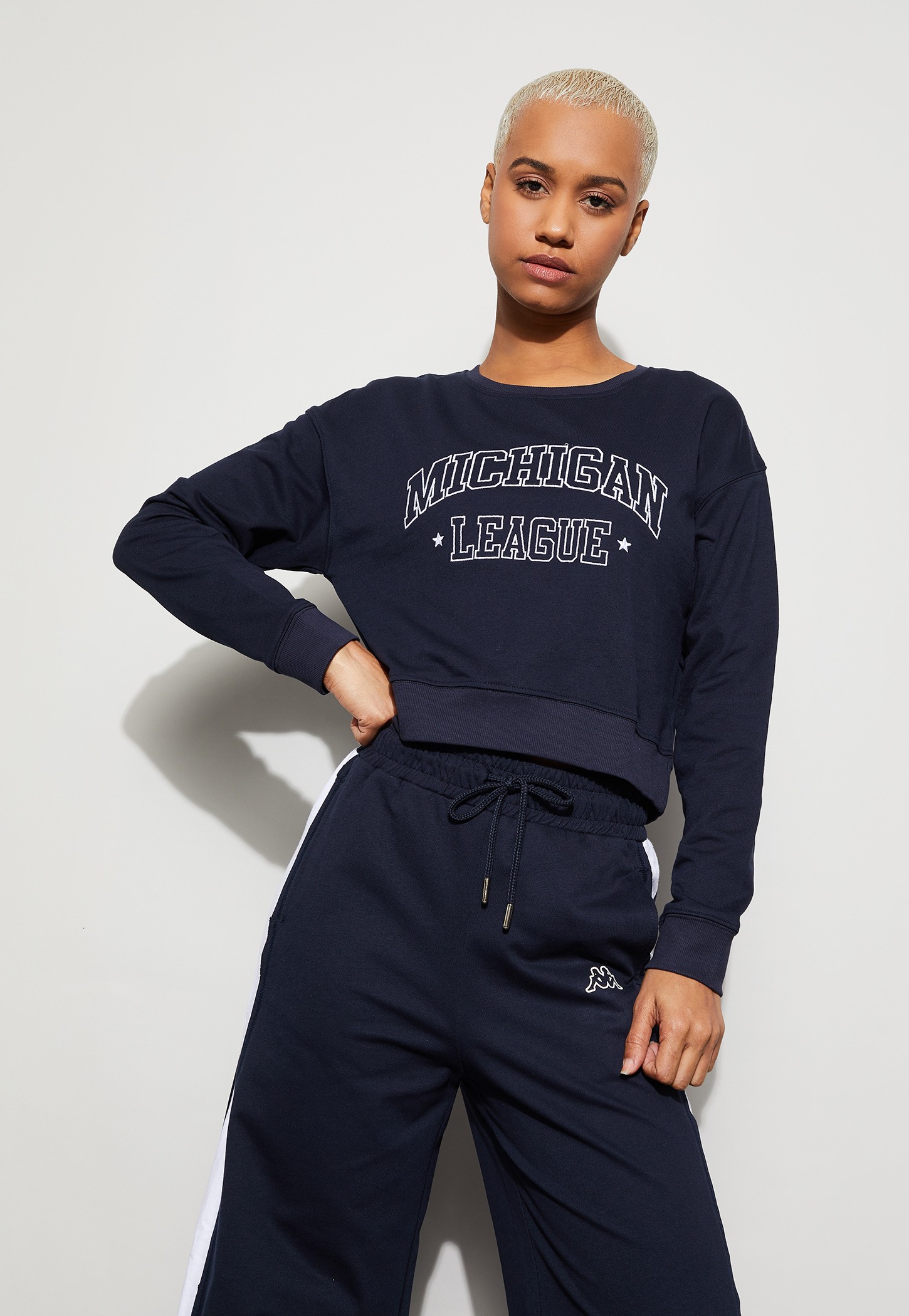 KAPPA Printed Drop Shoulder Sweatshirt-picture-12
