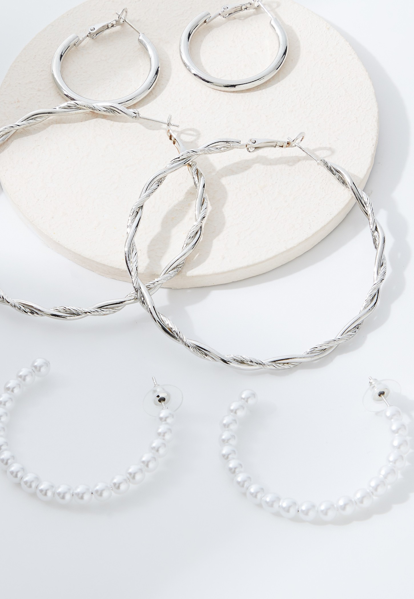 GINGER Assorted Hoop Earrings - Pack of 4-image-11