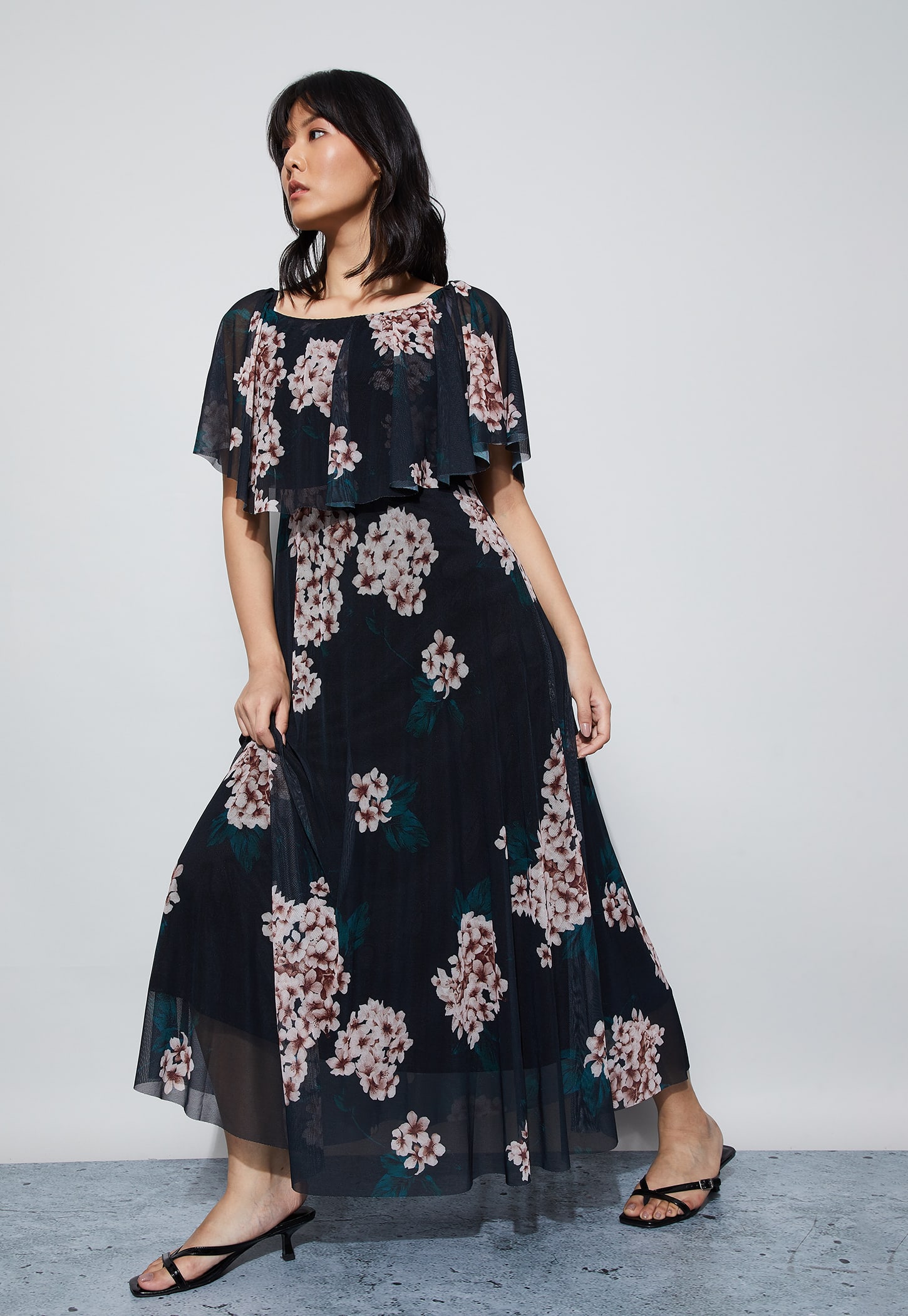 CODE Floral Print Maxi Dress-picture-22