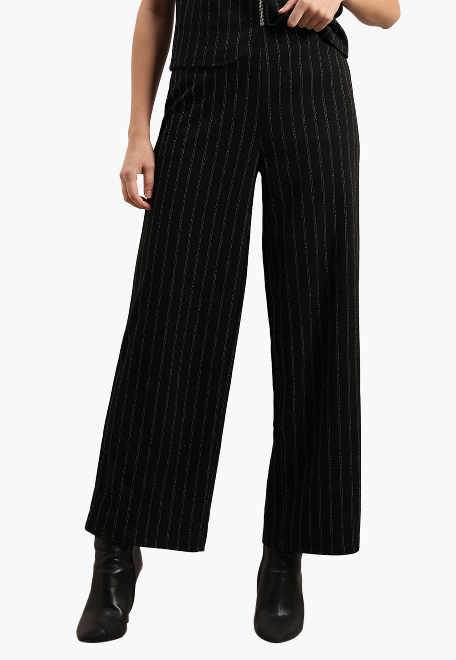 VERO MODA Striped Wide Leg Trousers-picture-46