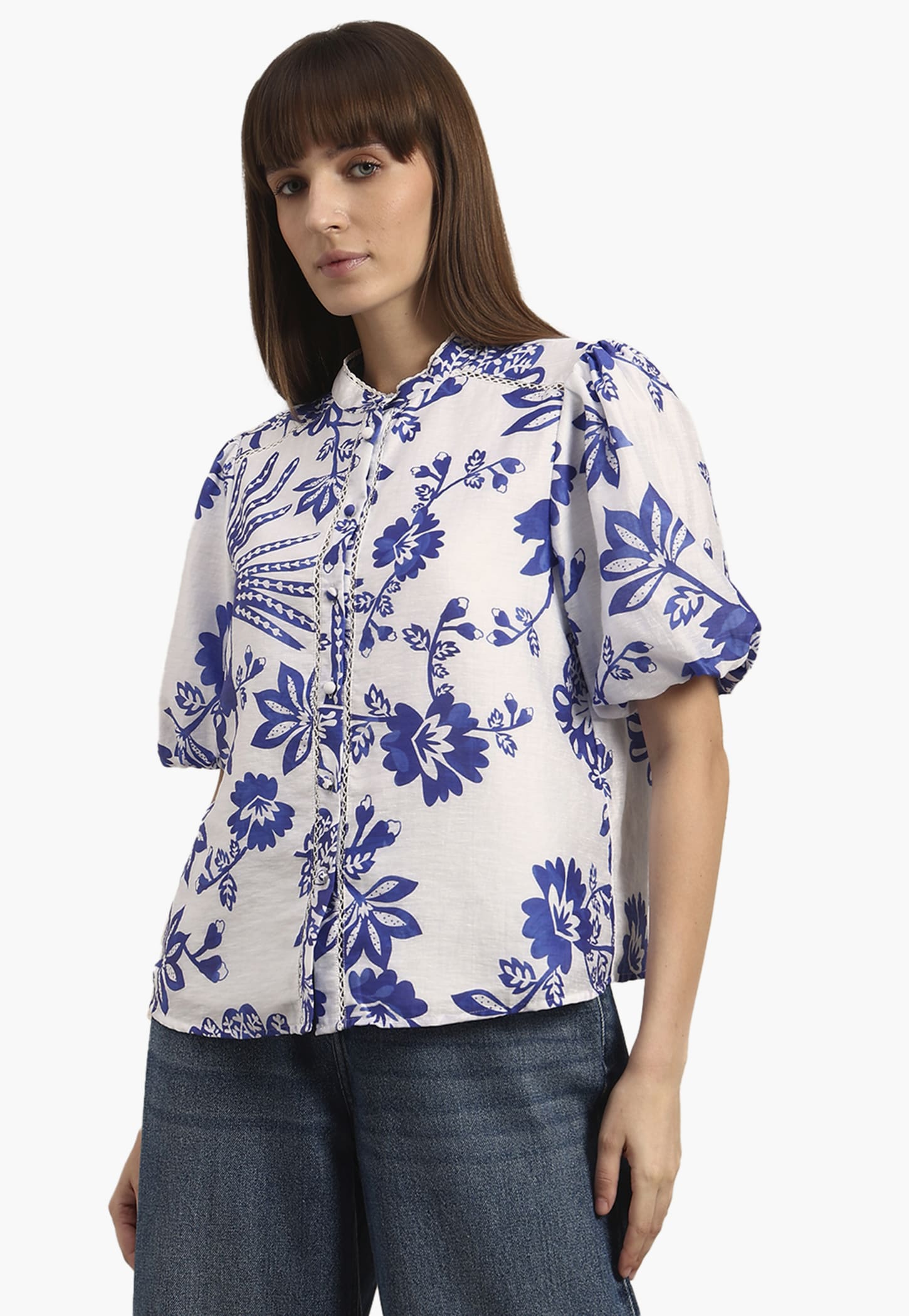 VERO MODA Floral Print Puffed Sleeve Top-picture-55