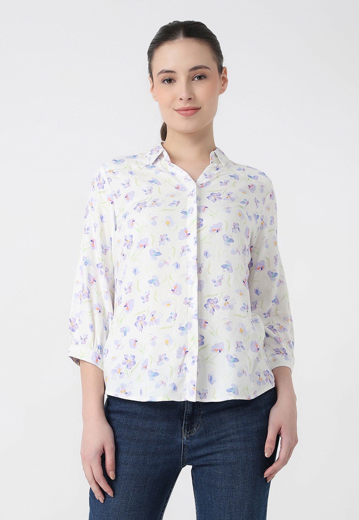 KRAUS Floral Print Shirt-image-45