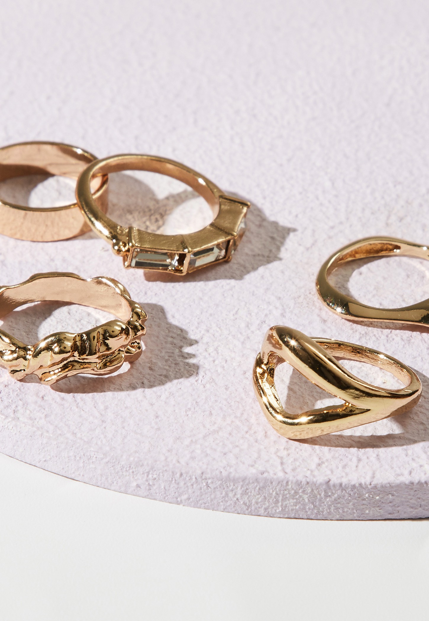 GINGER Assorted Finger Rings - Pack of 5-image-13