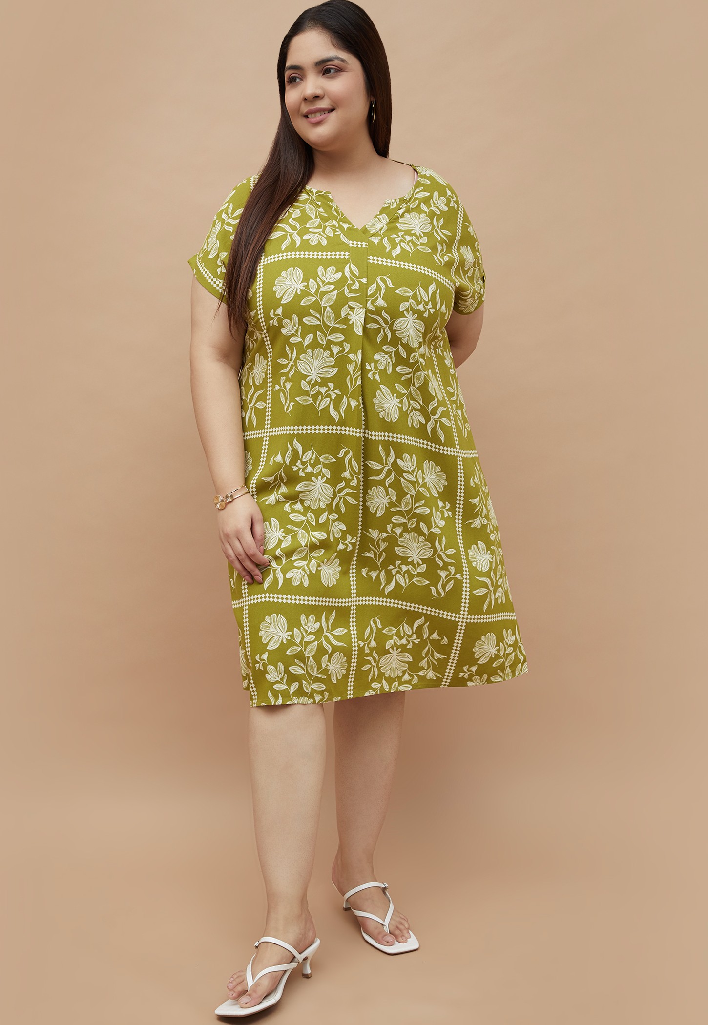 NEXUS Floral Print A-line Dress-picture-41