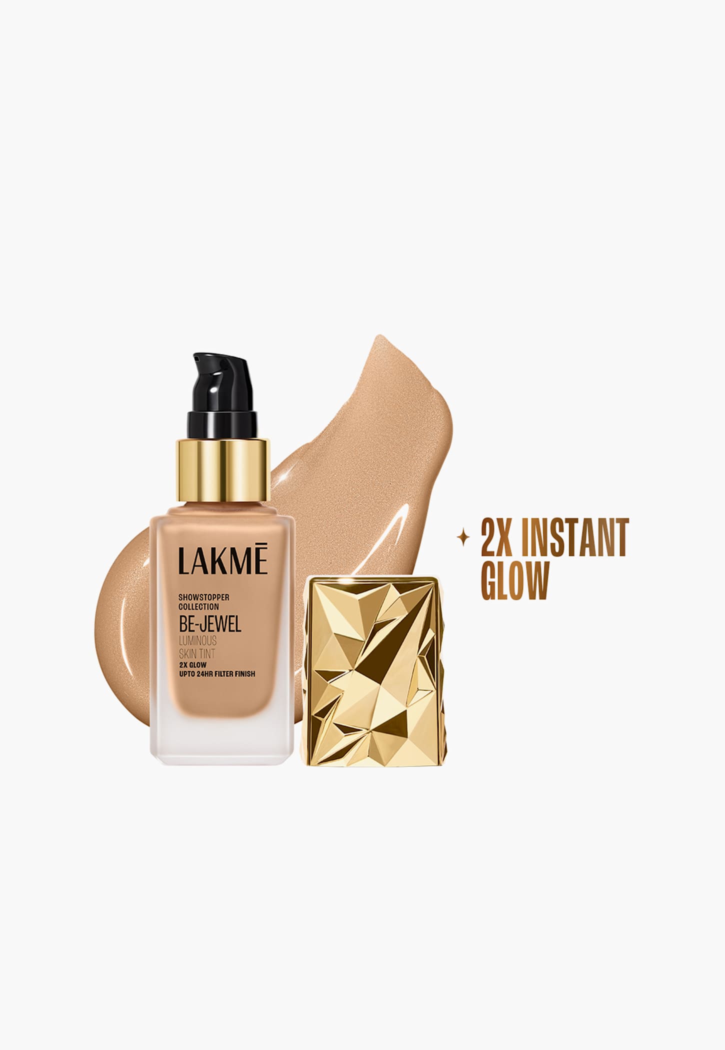 LAKME Be-Jewel Luminous Skin Tint - Warm Beige - 25ml-picture-22