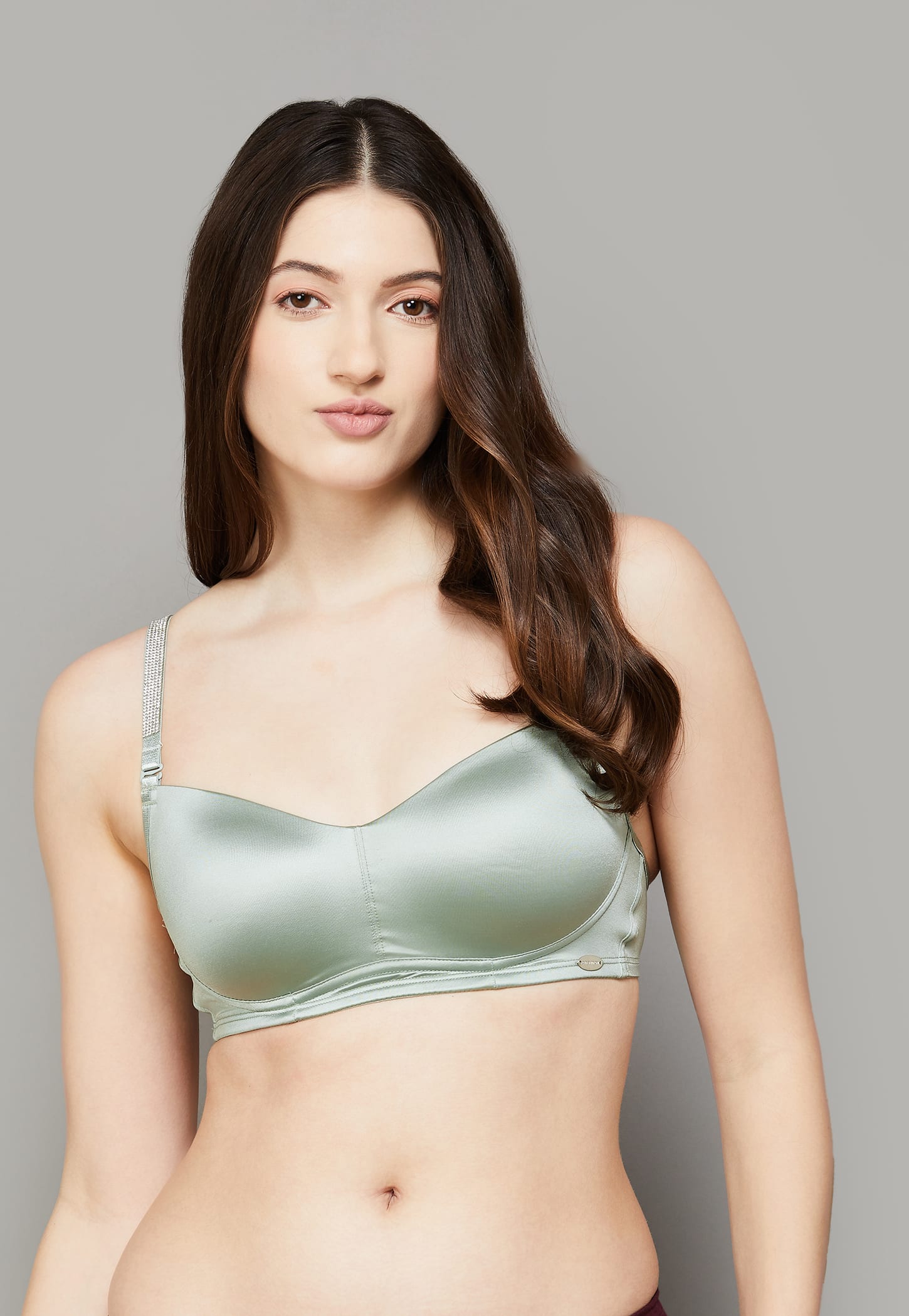 ENAMOR Solid Padded Non-Wired T-shirt Bra-picture-23