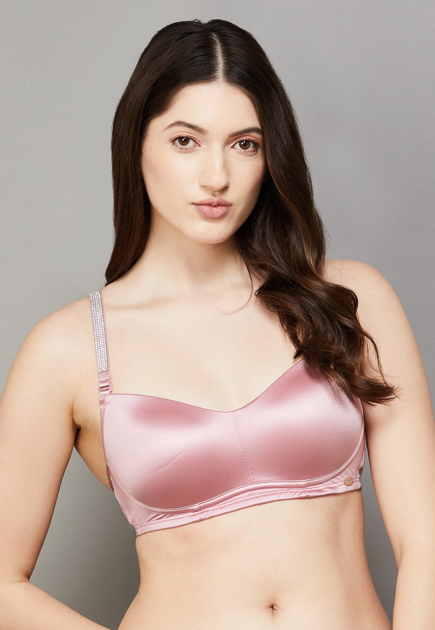 ENAMOR Solid Padded Non-Wired T-shirt Bra-picture-46