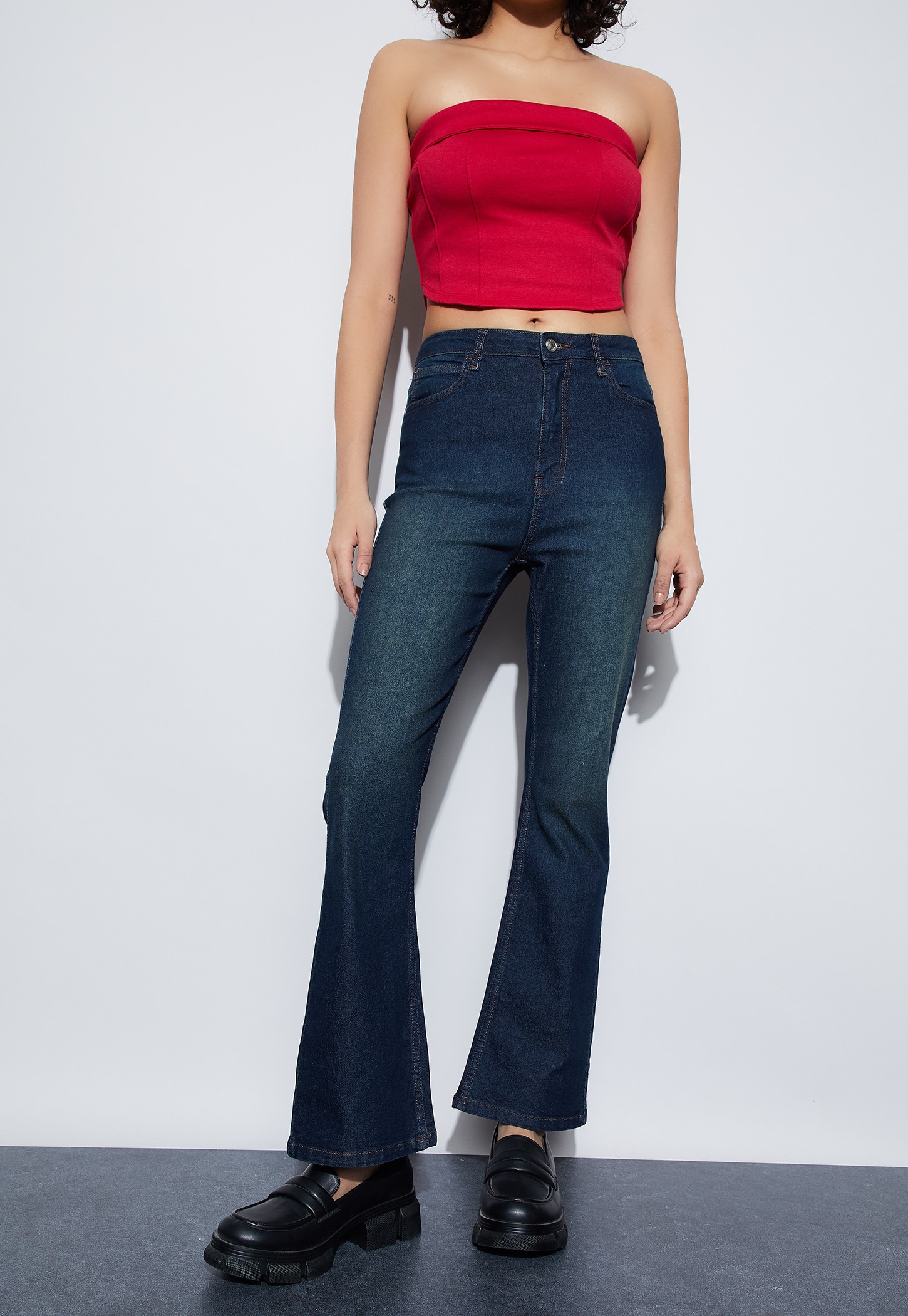 GINGER Washed Bootcut Jeans-picture-18