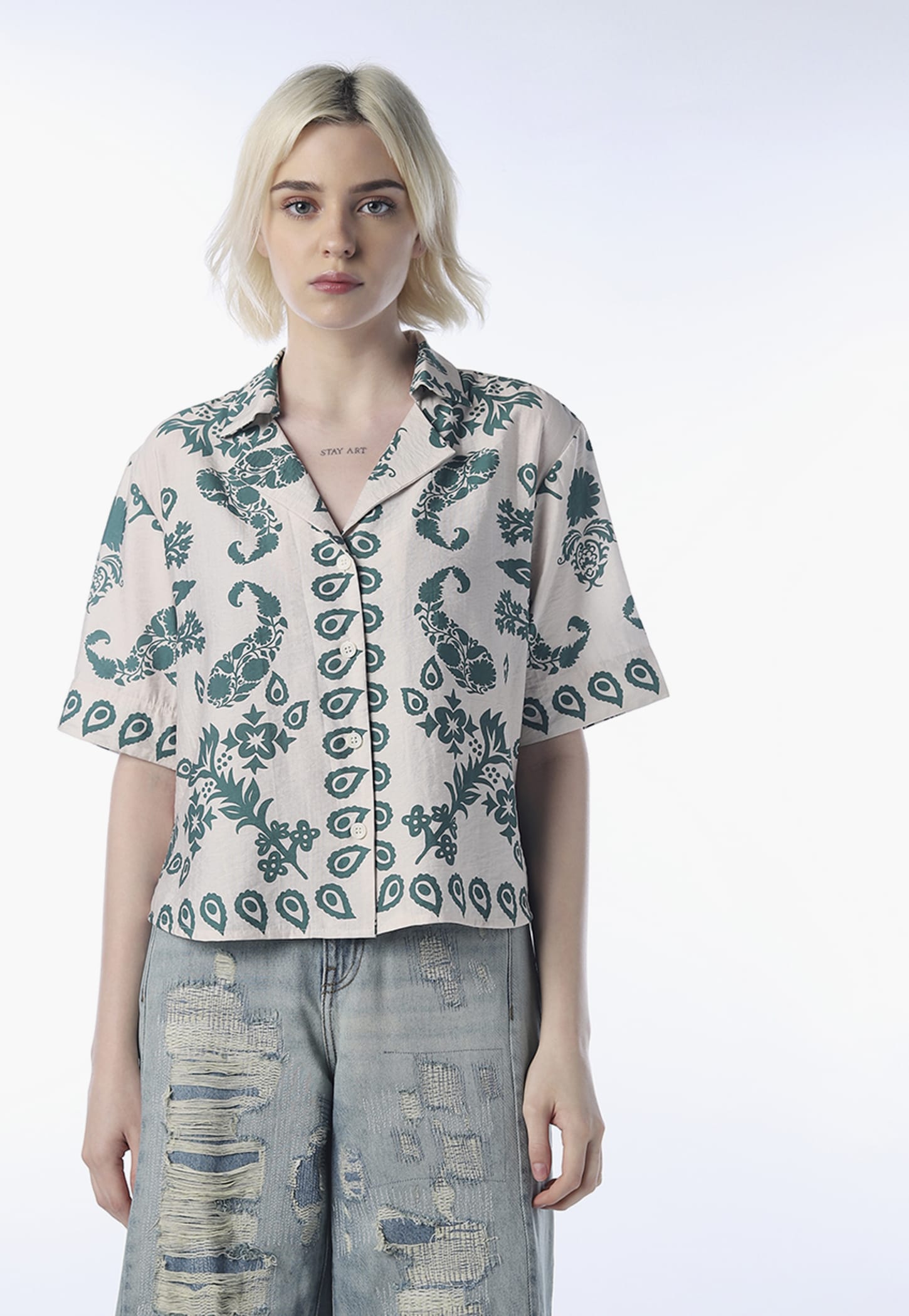 ONLY Paisley Print Regular Fit Shirt-picture-35