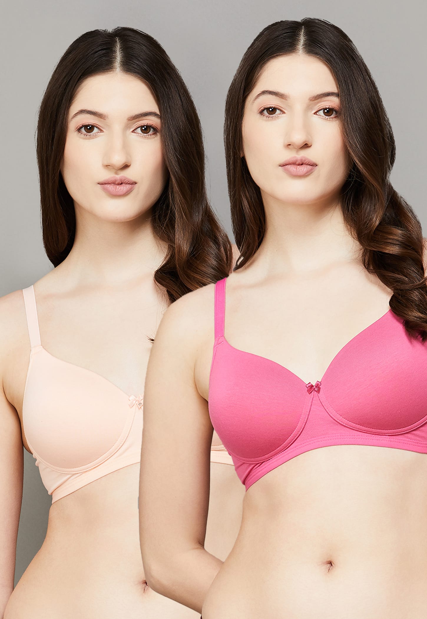 ENAMOR Padded Non Wired Bra - Pack of 2-image-8