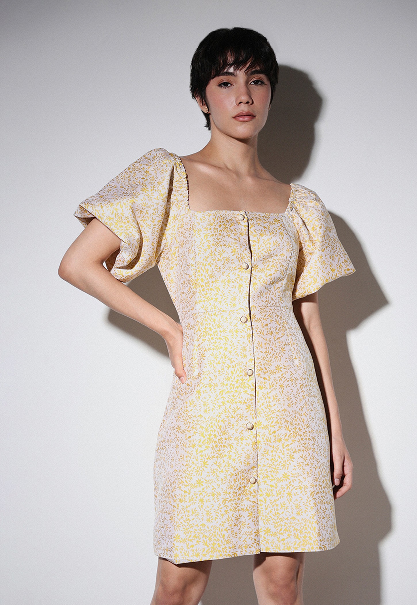 ONLY Floral Print A-Line Dress-image-46